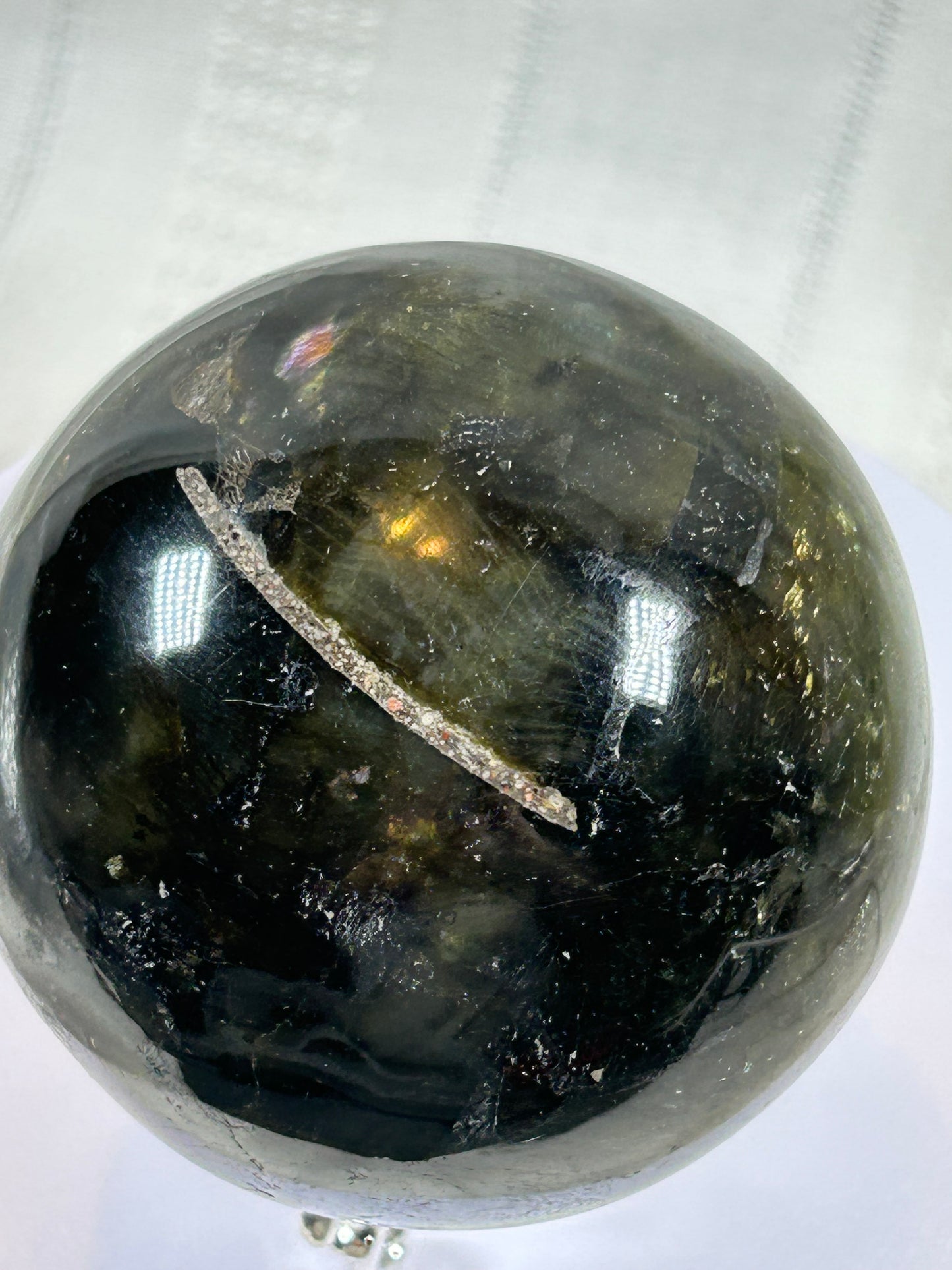(#156) - LABRADORITE SPHERE POLISHED - NEW