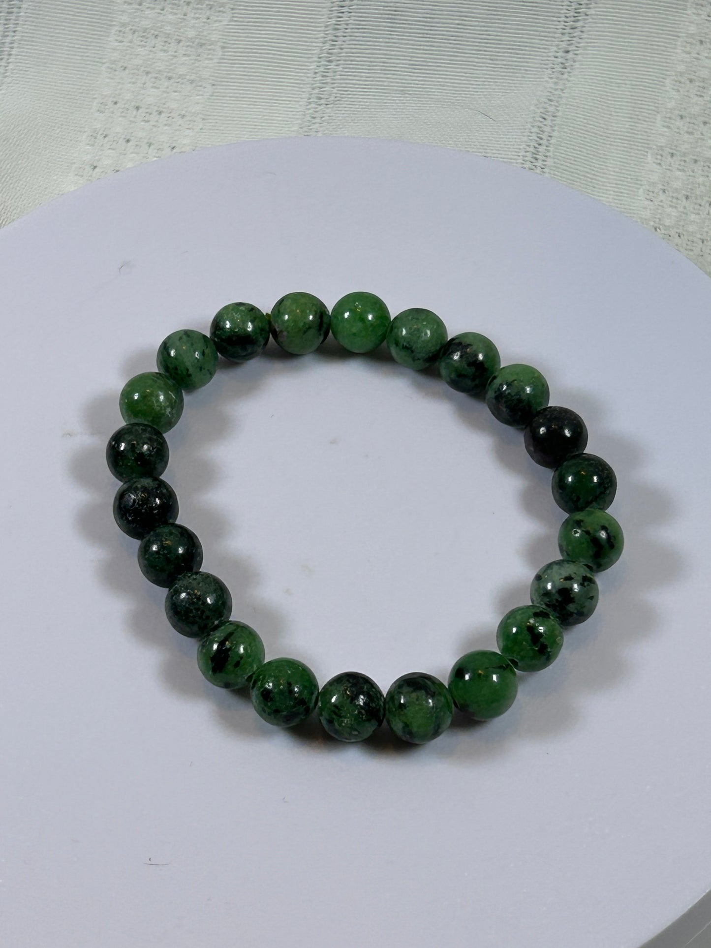 (#162) - RUBY ZOISITE CRYSTAL BRACELET - NEW