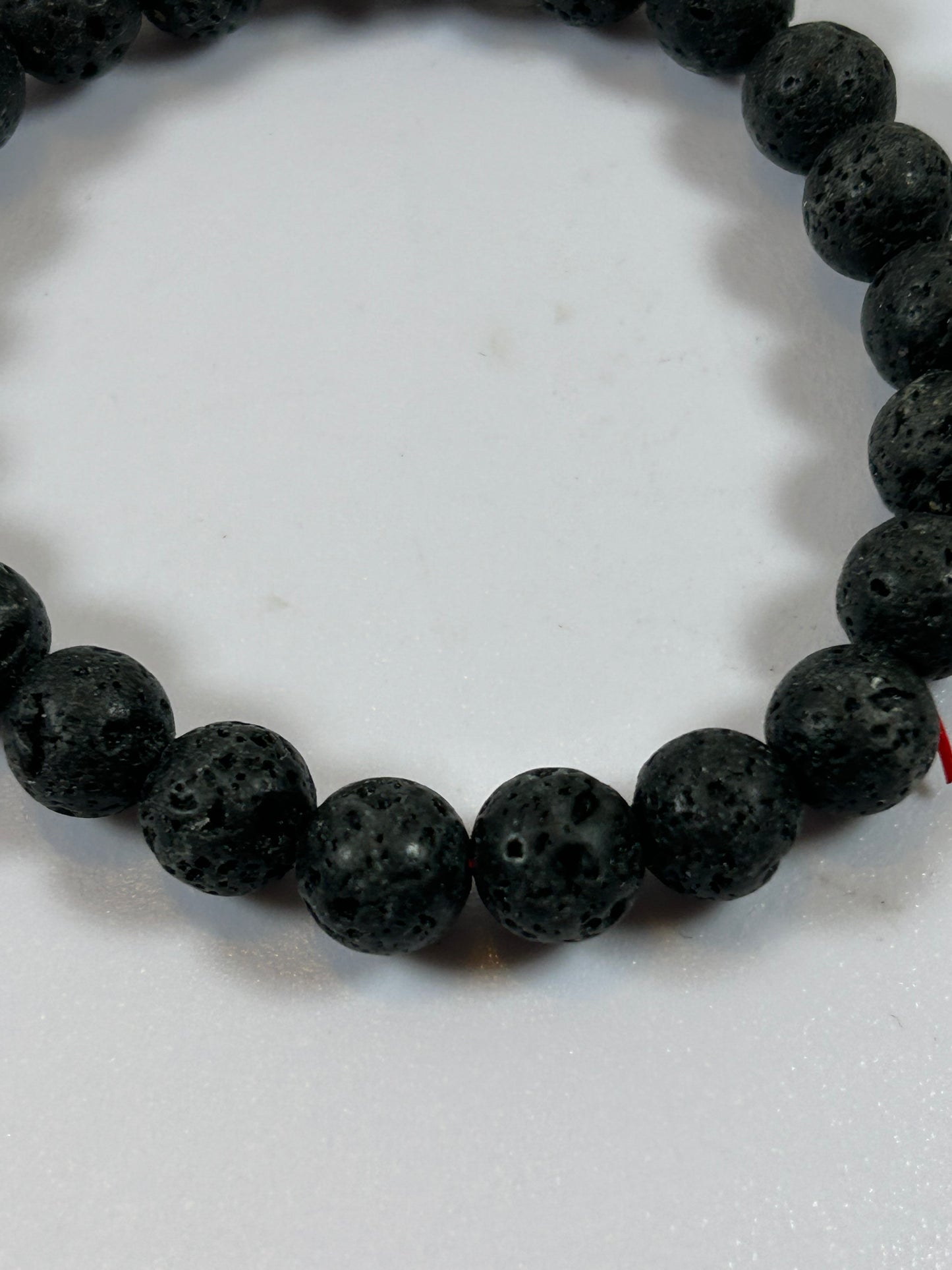 (#166) - LAVA STONE CRYSTAL BRACELET - NEW
