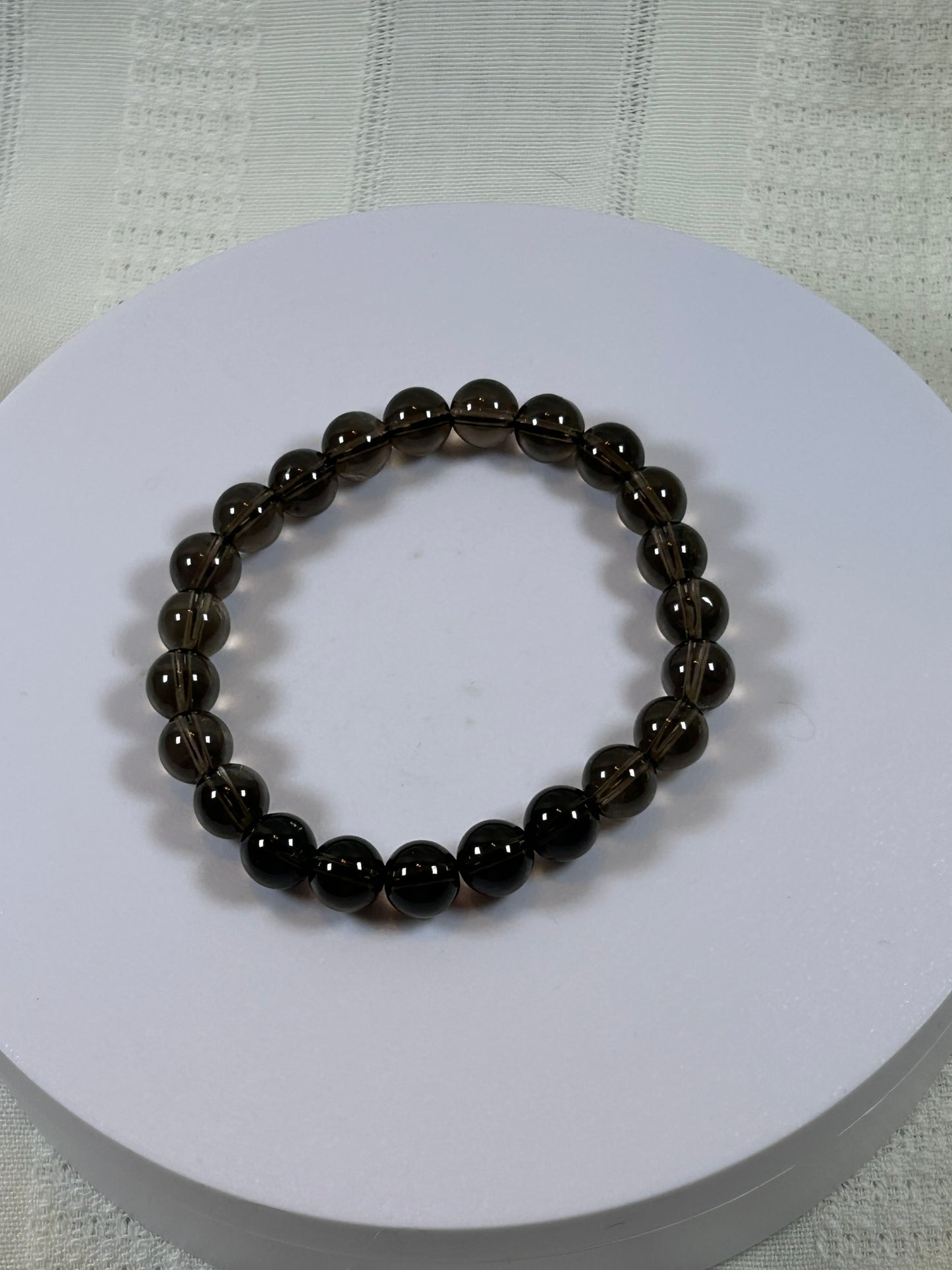 (#167) - SMOKY QUARTZ CRYSTAL BRACELET - NEW