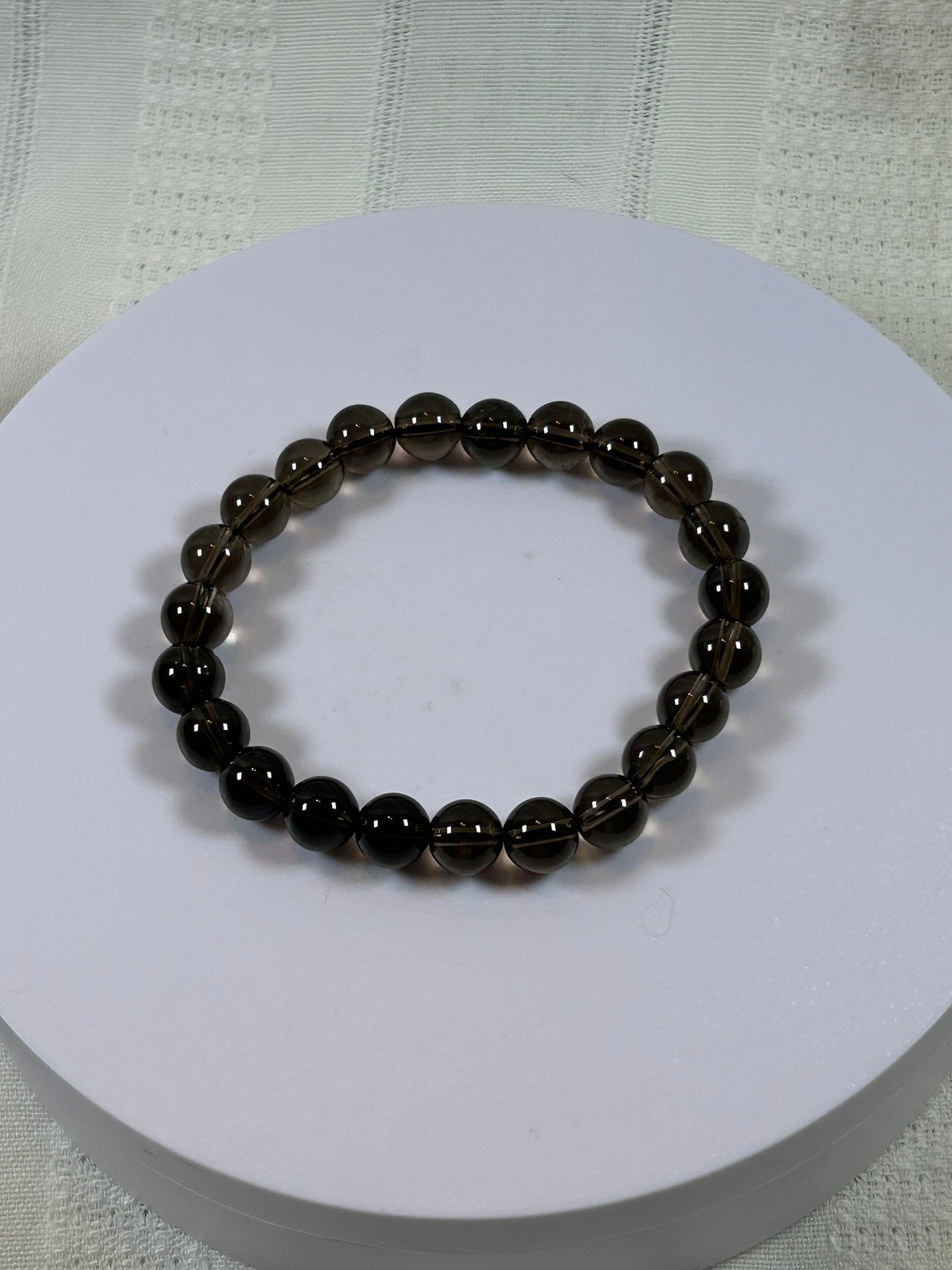 (#167) - SMOKY QUARTZ CRYSTAL BRACELET - NEW