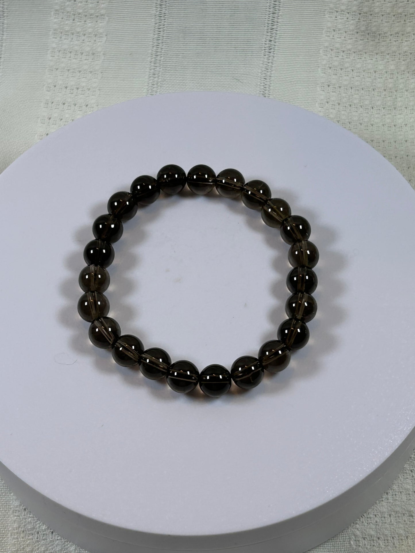 (#167) - SMOKY QUARTZ CRYSTAL BRACELET - NEW