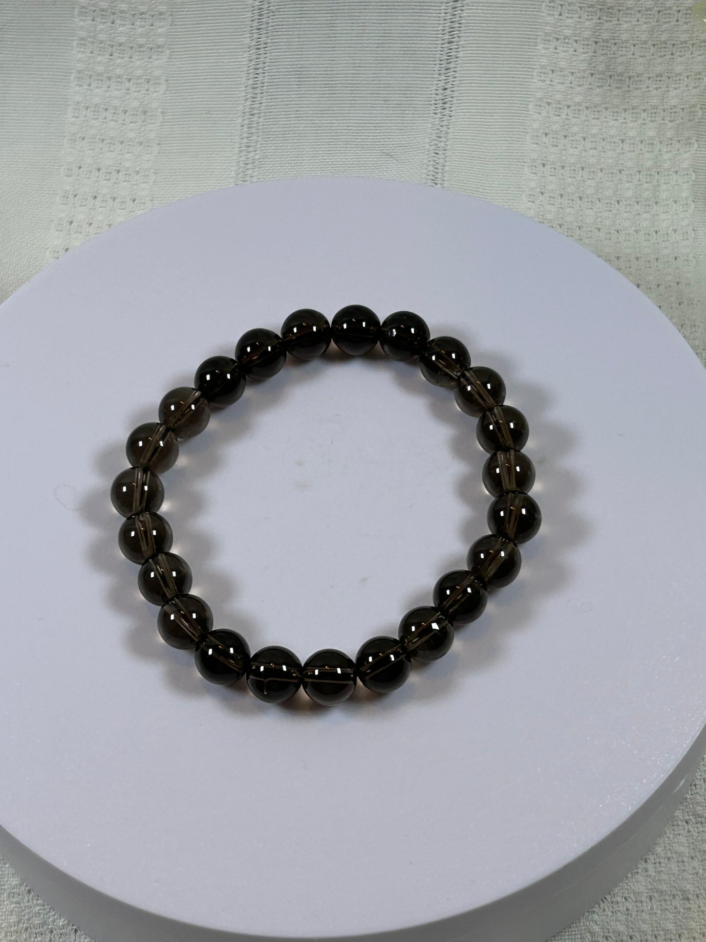 (#167) - SMOKY QUARTZ CRYSTAL BRACELET - NEW