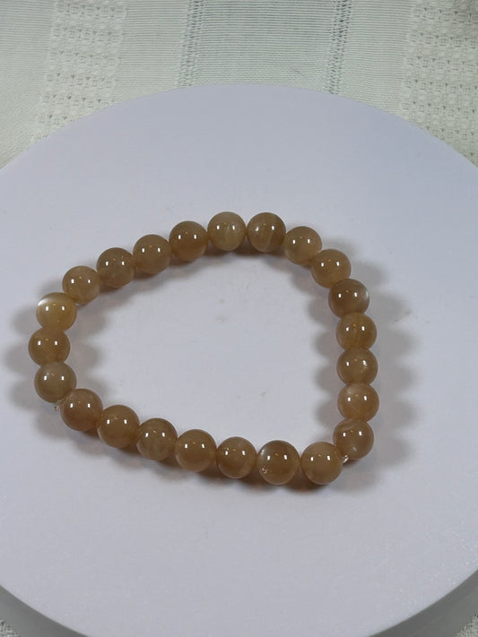 (#188) - SUNSTONE CRYSTAL BRACELET - NEW