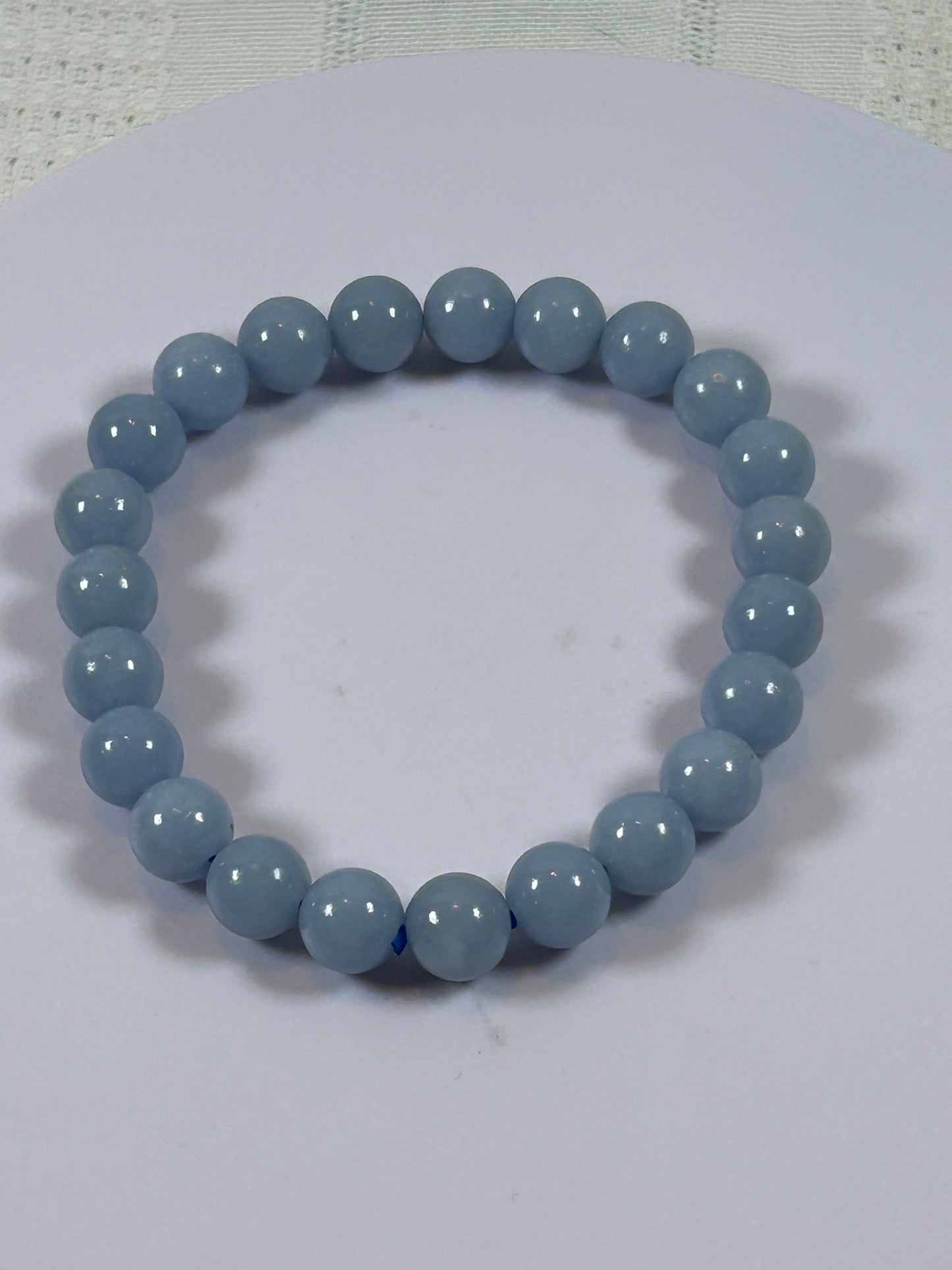(#169) - ANGELITE CRYSTAL BRACELET - NEW