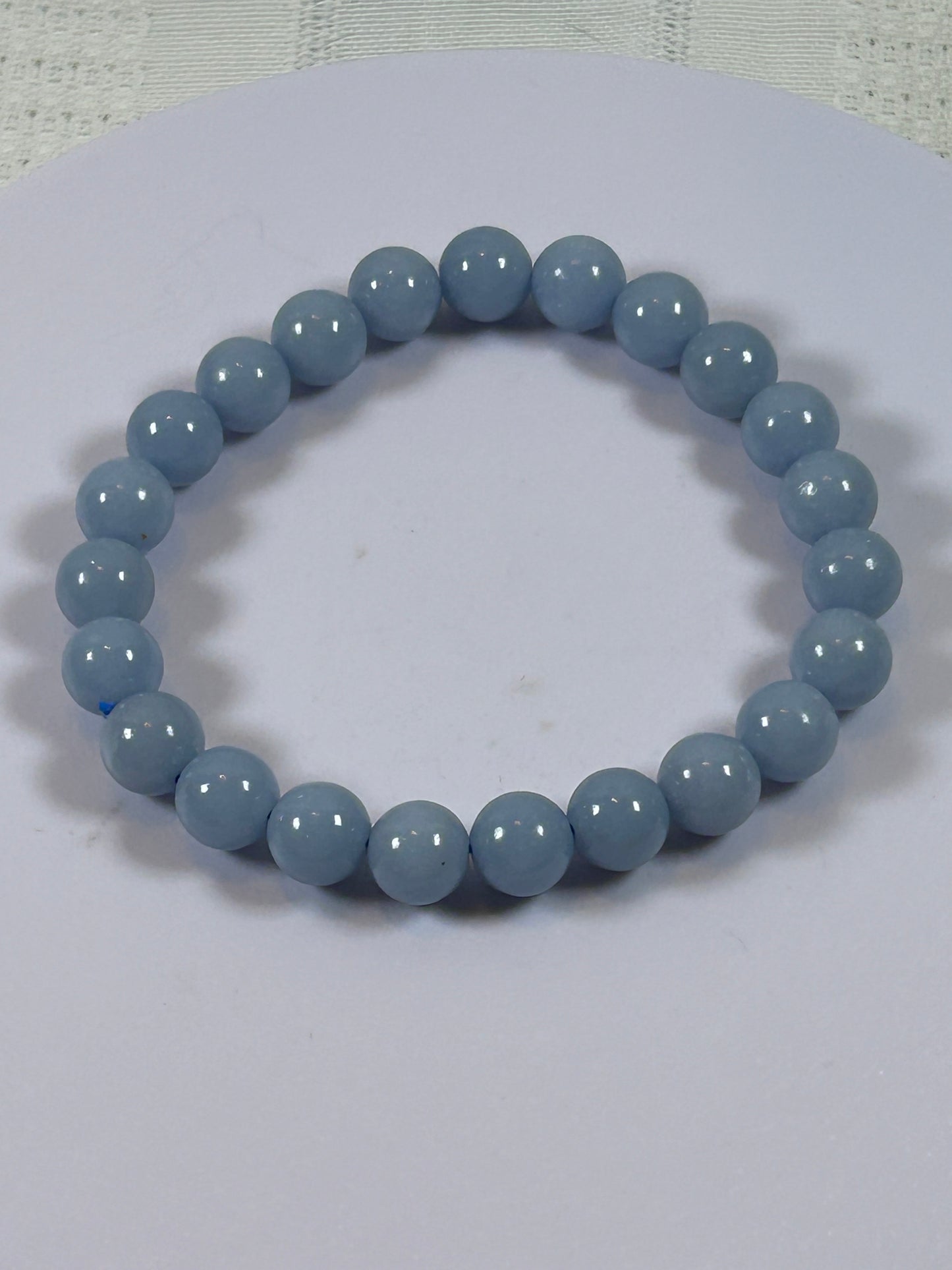 (#169) - ANGELITE CRYSTAL BRACELET - NEW