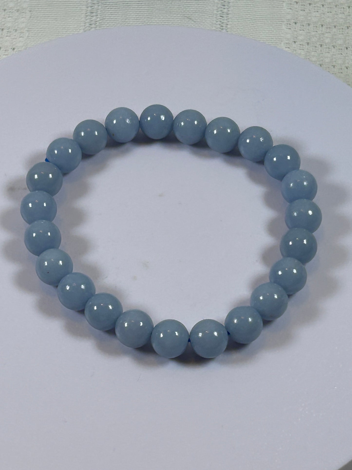 (#169) - ANGELITE CRYSTAL BRACELET - NEW