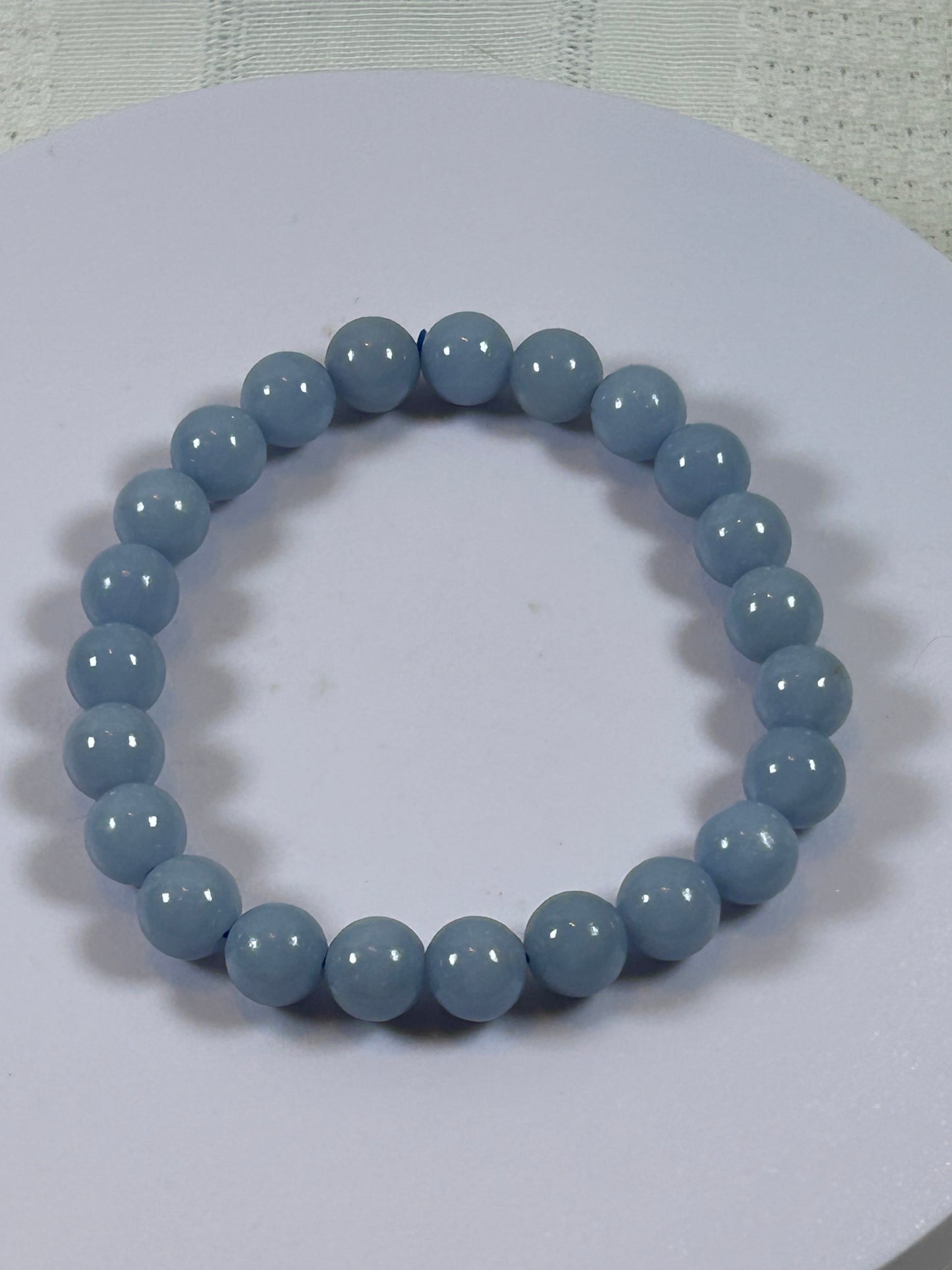 (#169) - ANGELITE CRYSTAL BRACELET - NEW