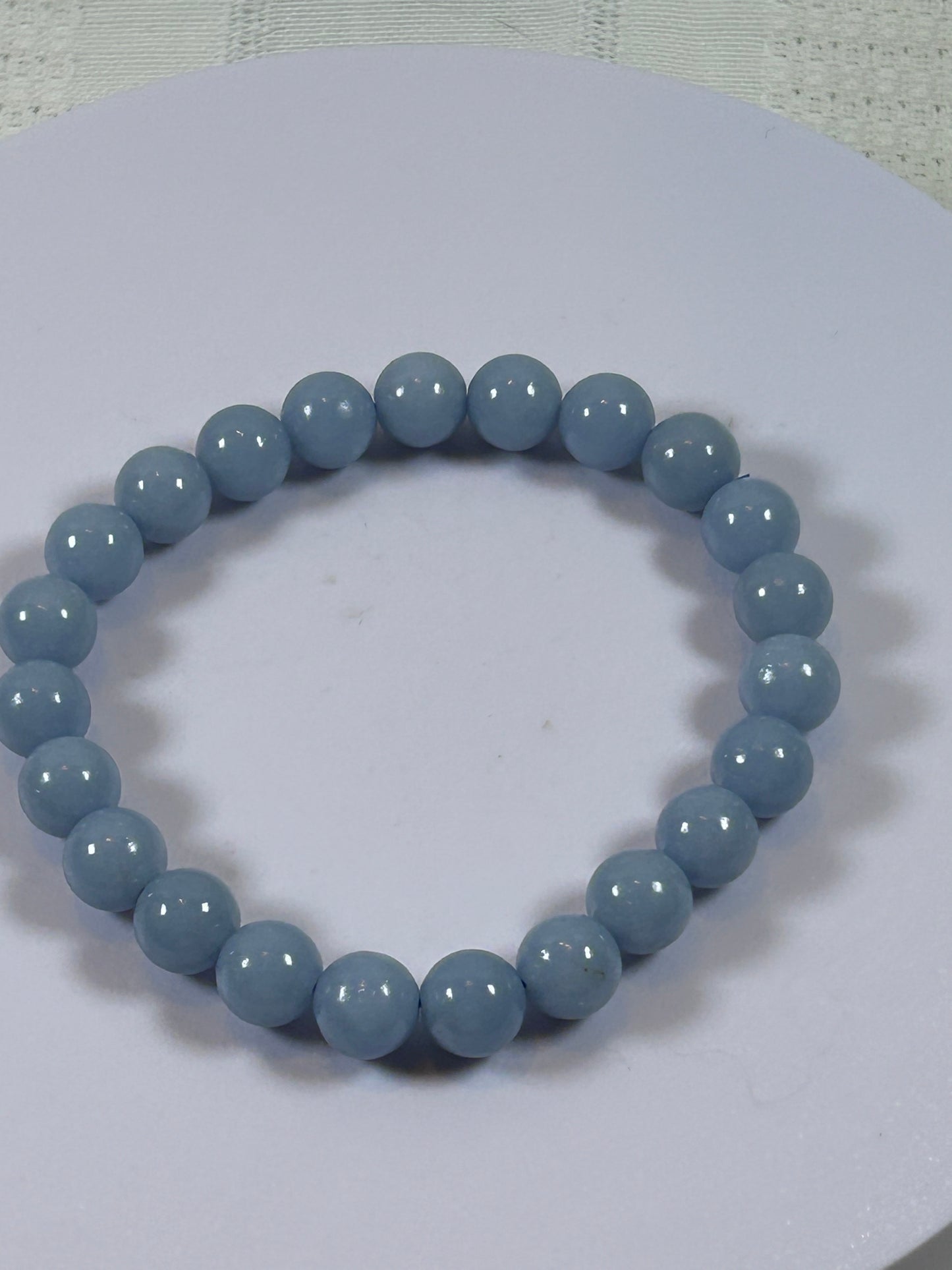 (#169) - ANGELITE CRYSTAL BRACELET - NEW