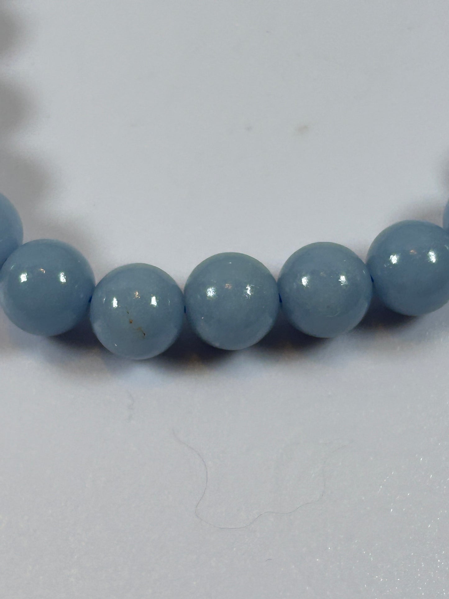 (#169) - ANGELITE CRYSTAL BRACELET - NEW