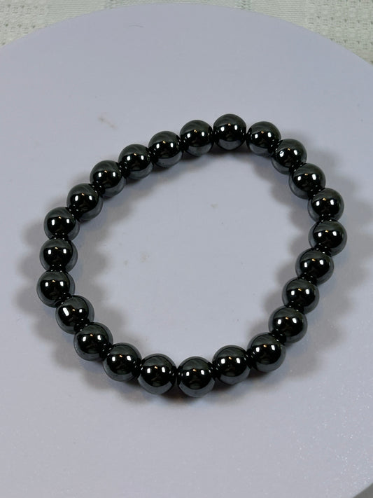 (#170) - HEMATITE CRYSTAL BRACELET - NEW