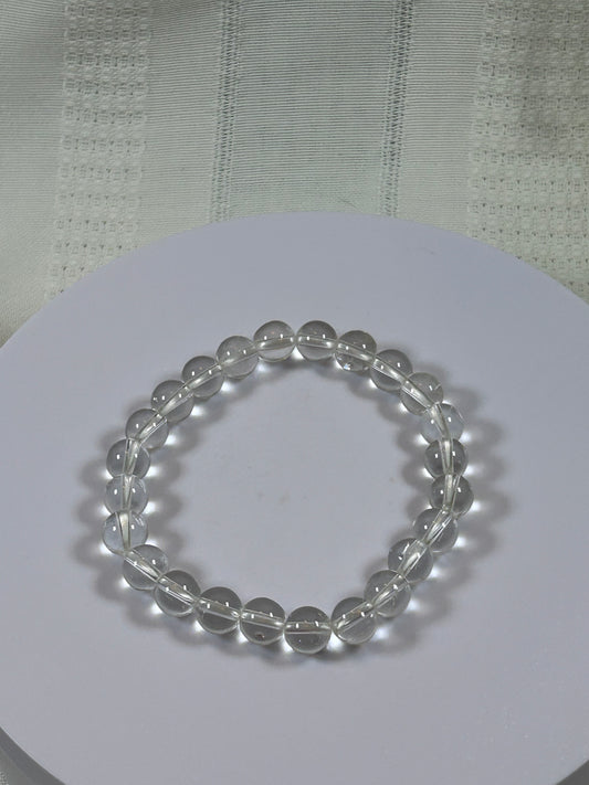 (#173) - CLEAR QUARTZ CRYSTAL BRACELET - NEW