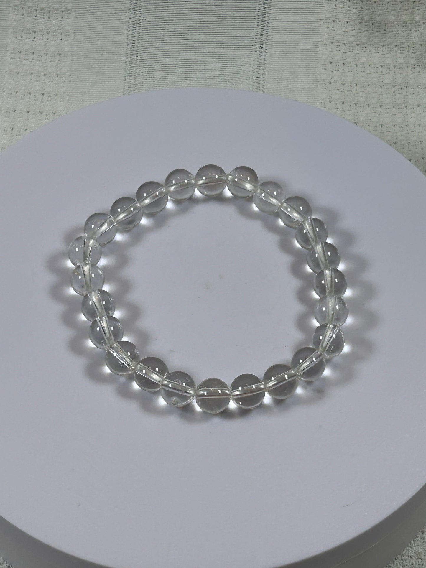 (#173) - CLEAR QUARTZ CRYSTAL BRACELET - NEW