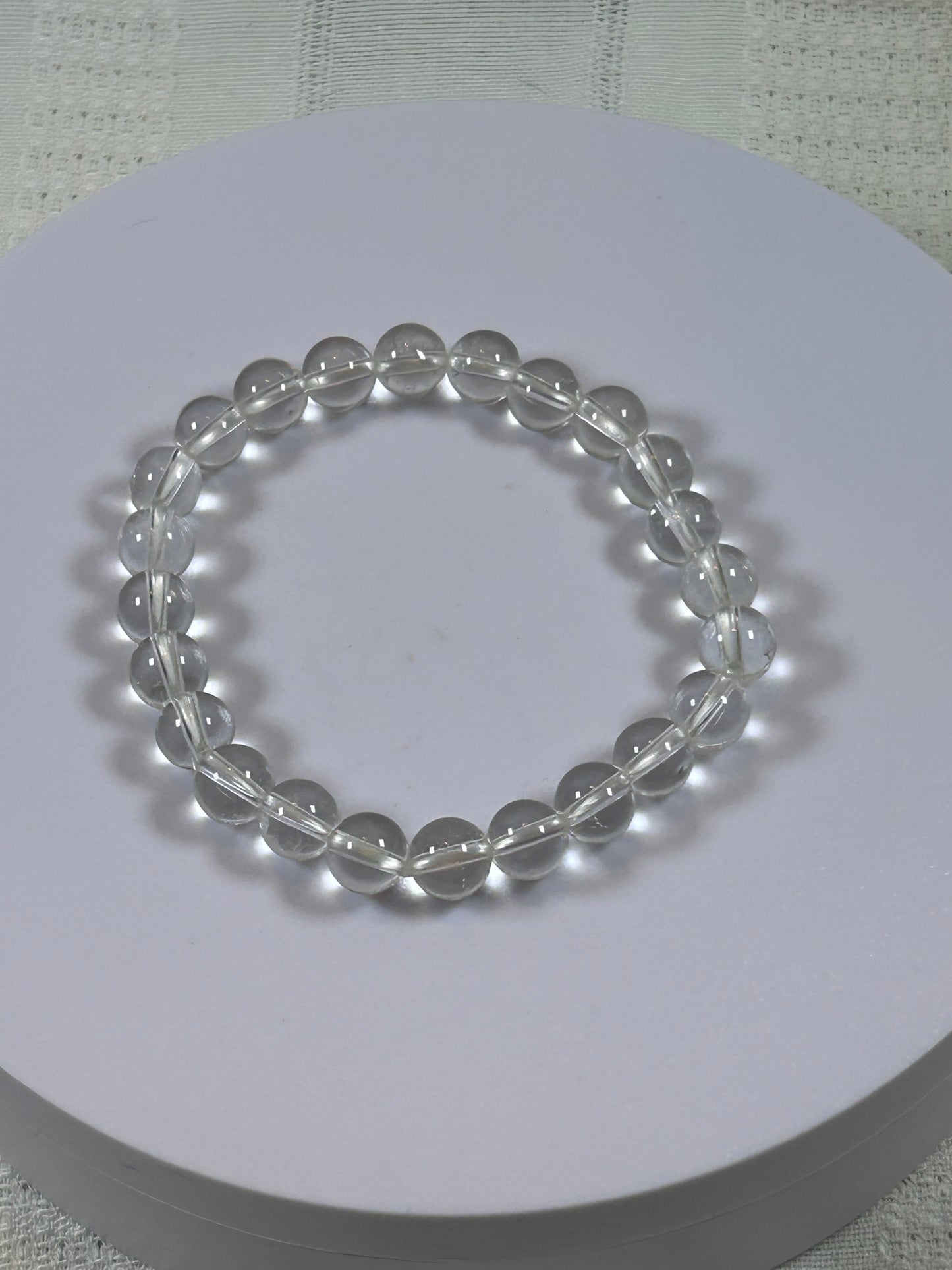 (#173) - CLEAR QUARTZ CRYSTAL BRACELET - NEW