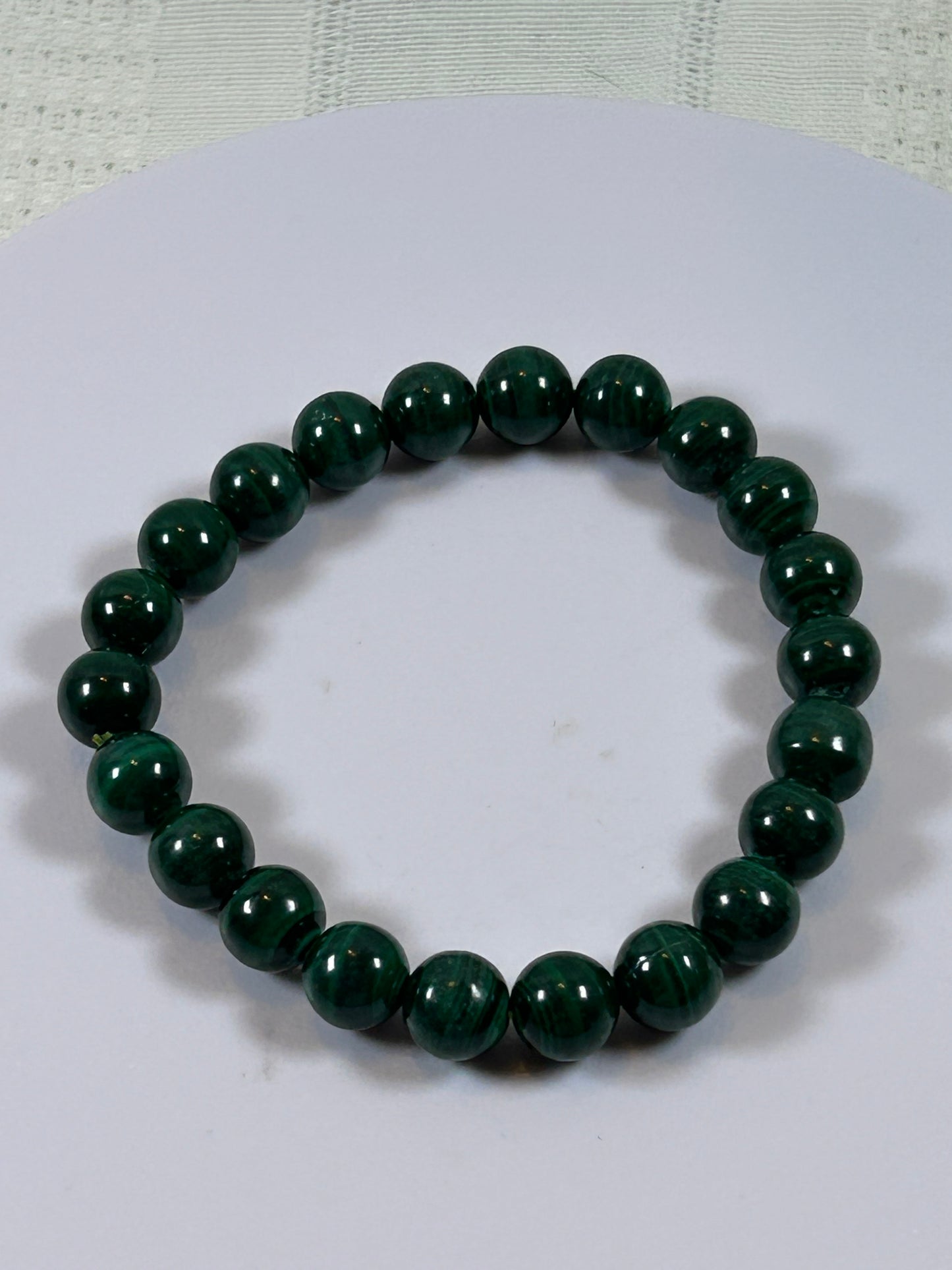 (#175) - MALACHITE CRYSTAL BRACELET - NEW