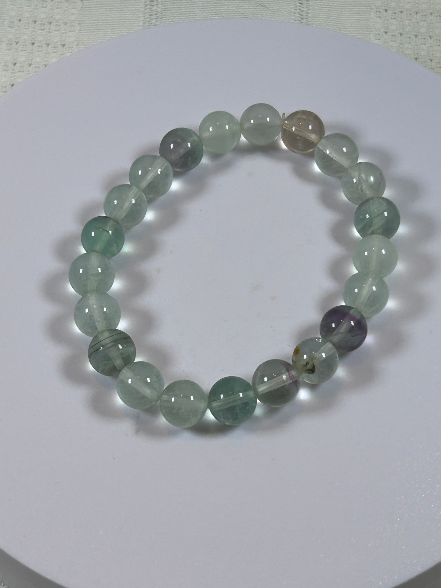 (#176) - FLUORITE CRYSTAL BRACELET - NEW