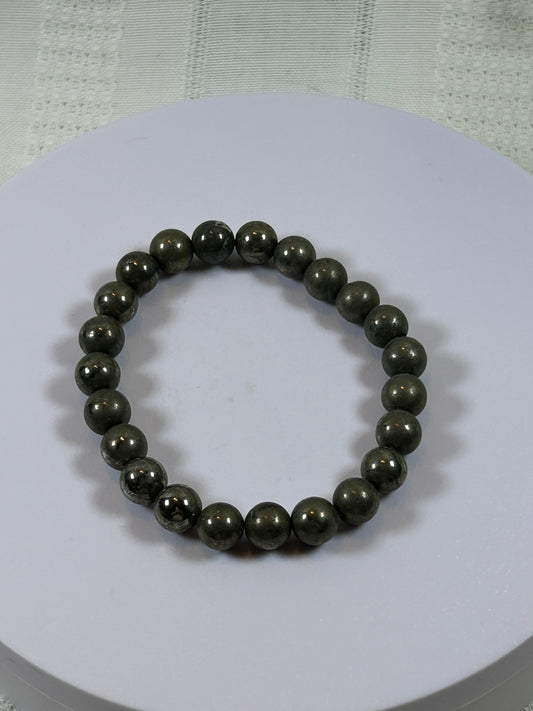 (#177) - PYRITE CRYSTAL BRACELET - NEW