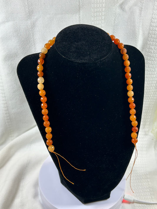 (#221) - CARNELIAN NECKLACE STRAND - NEW