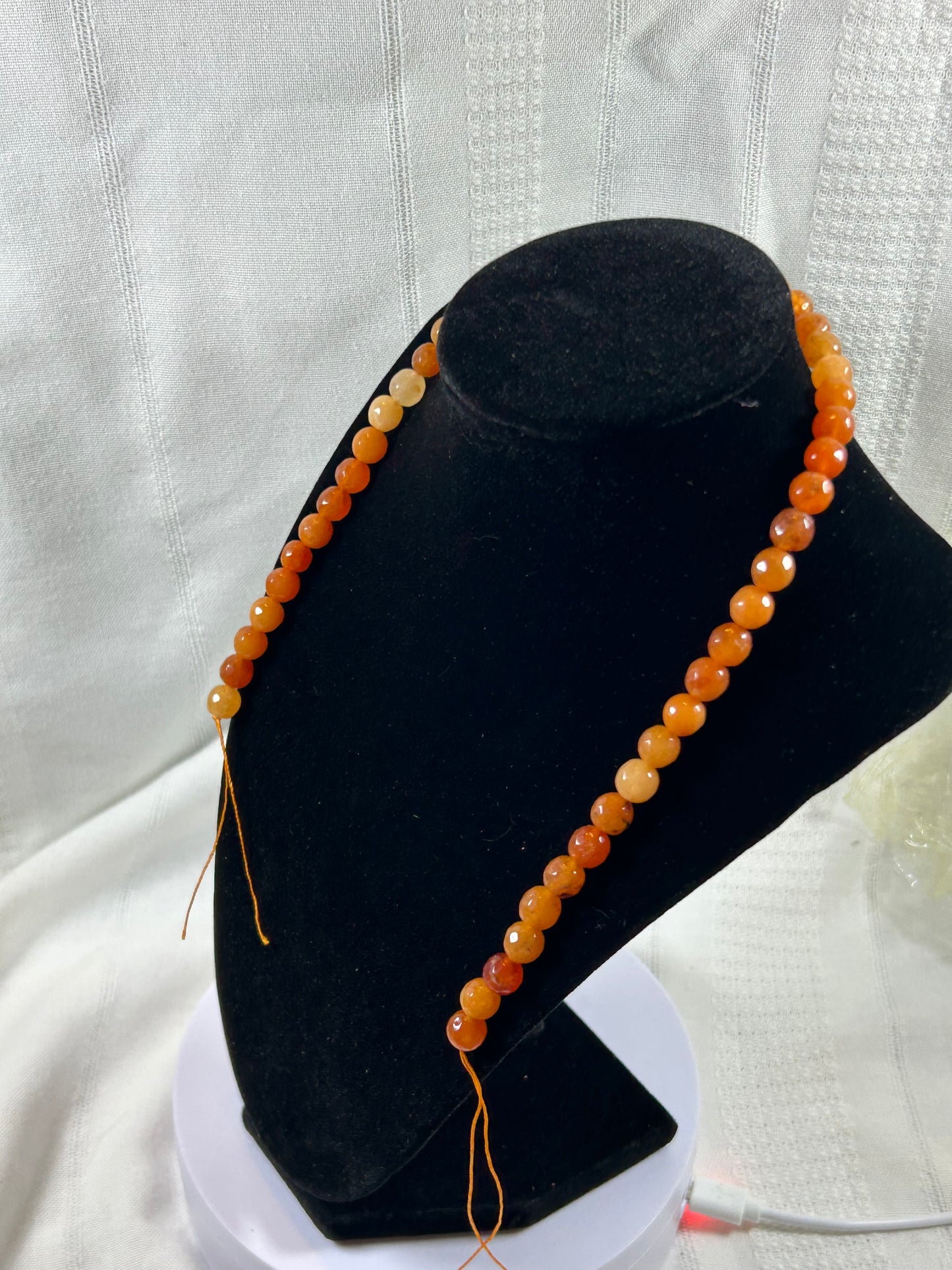 (#221) - CARNELIAN NECKLACE STRAND - NEW