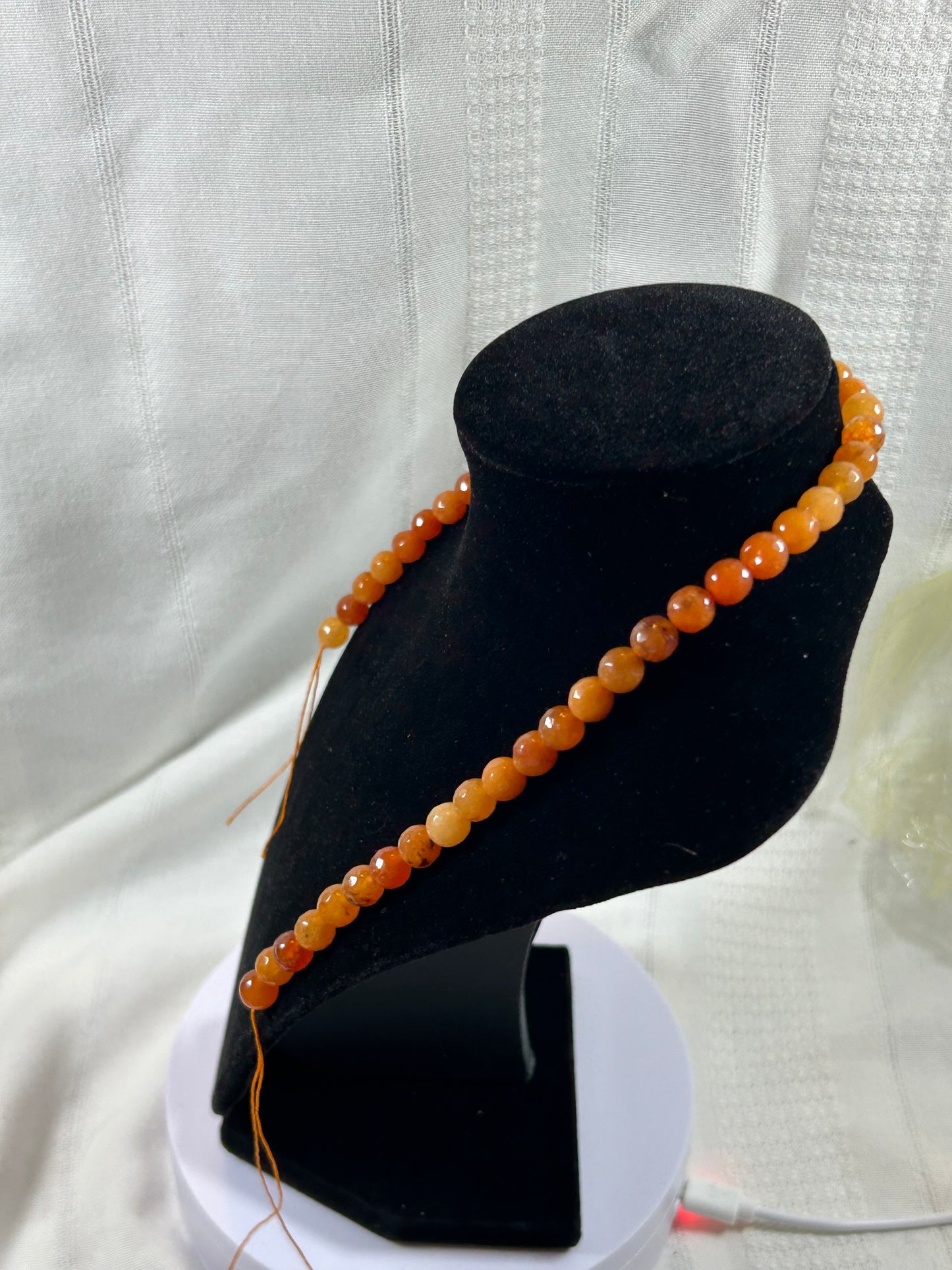 (#221) - CARNELIAN NECKLACE STRAND - NEW