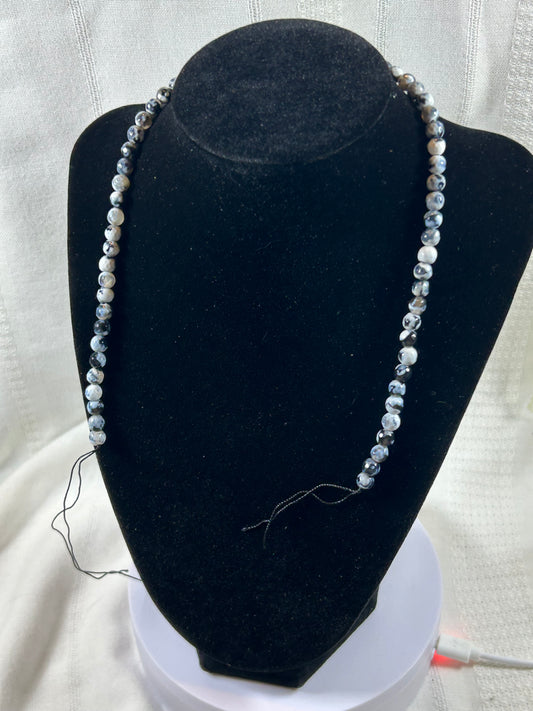 (#222) - ORCA AGATE NECKLACE STRAND - NEW