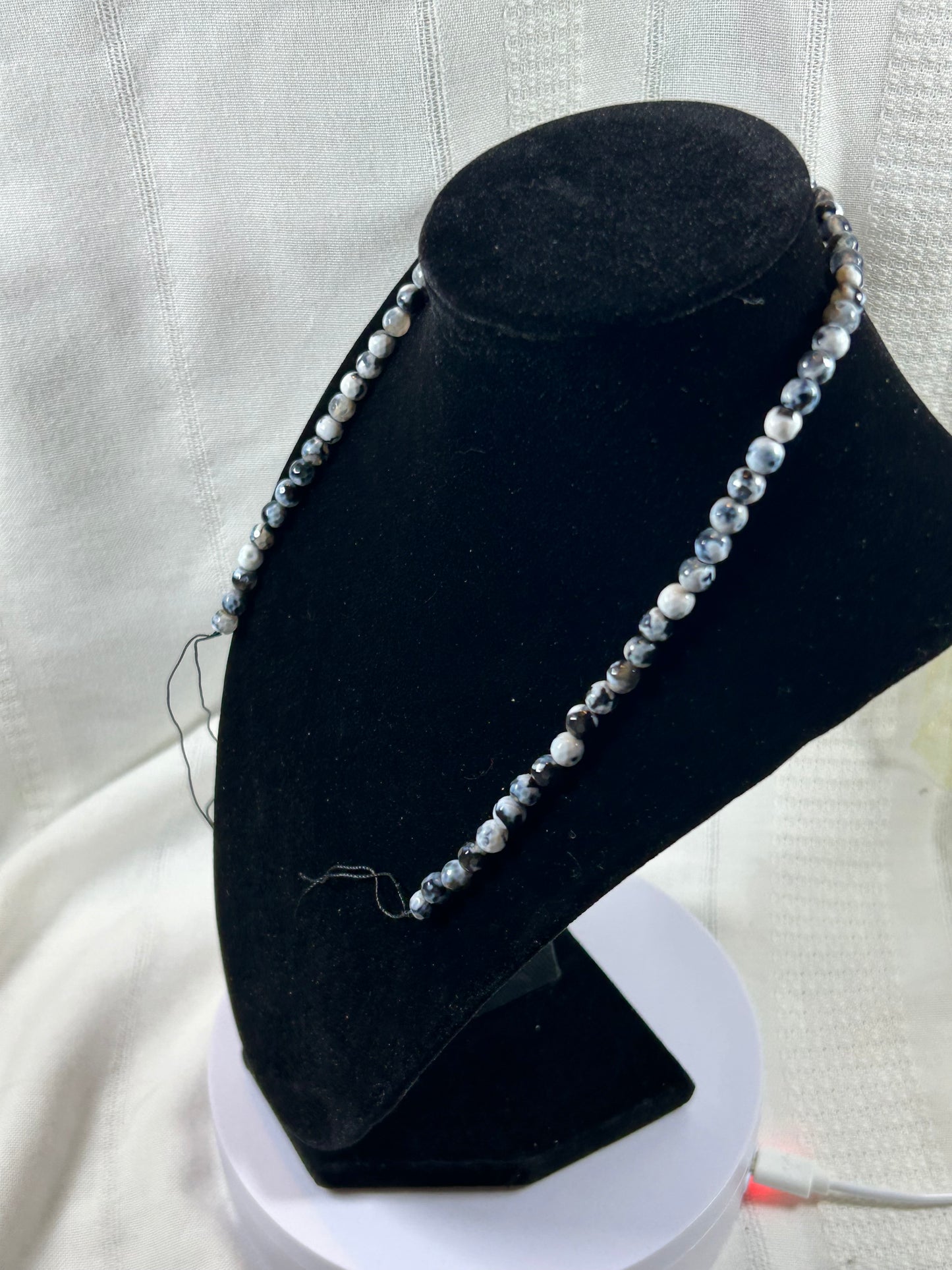 (#222) - ORCA AGATE NECKLACE STRAND - NEW