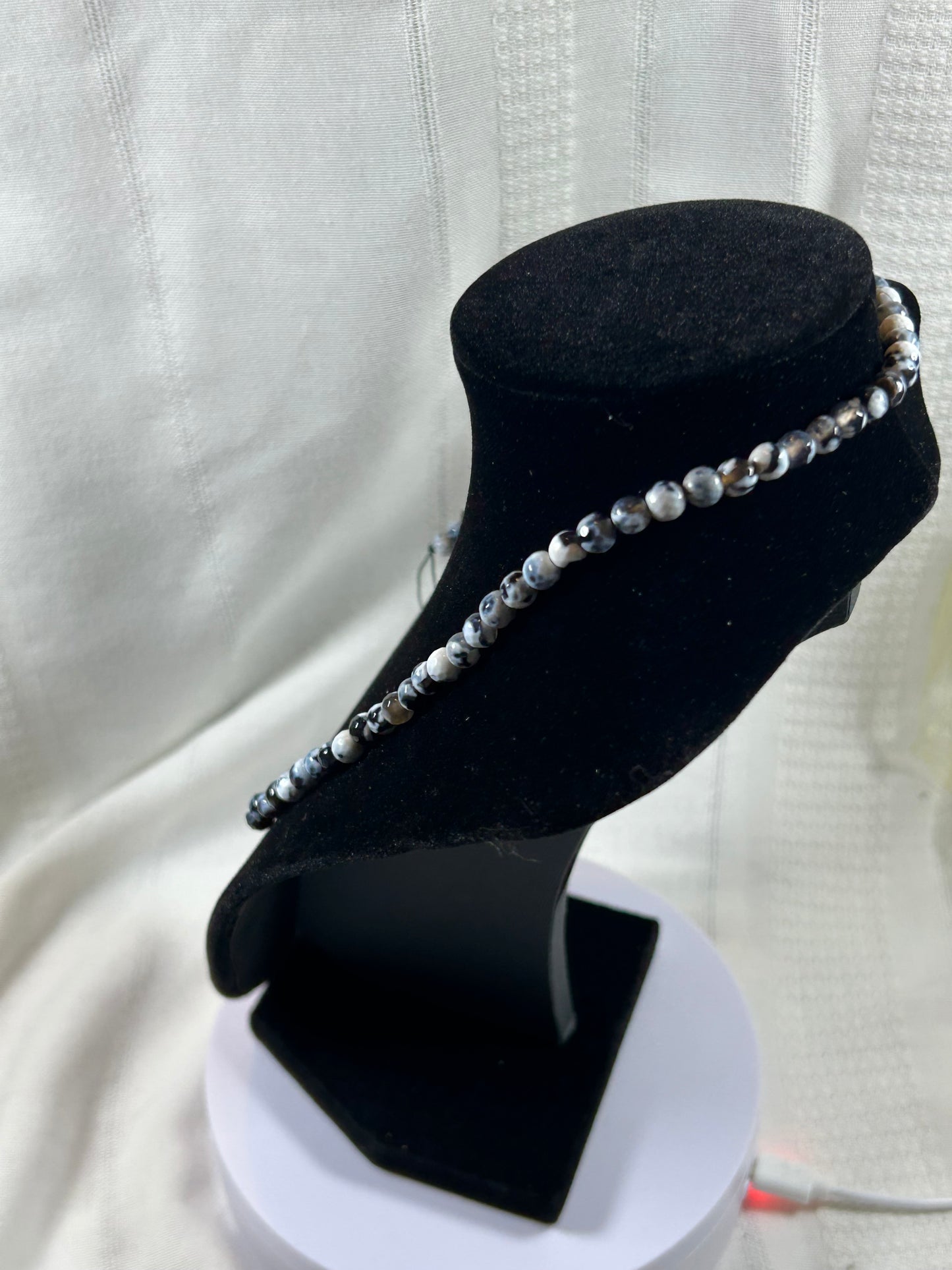 (#222) - ORCA AGATE NECKLACE STRAND - NEW