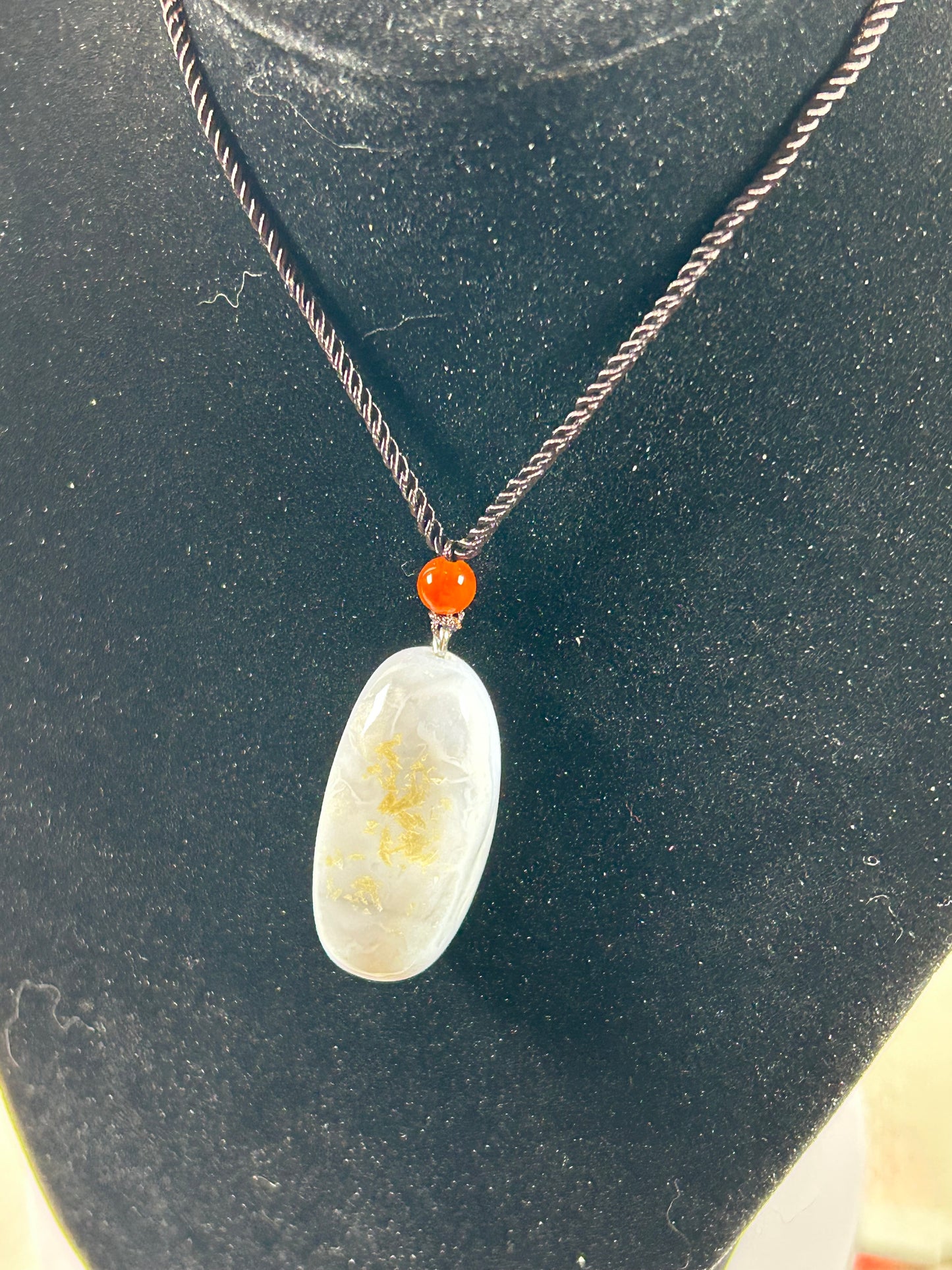 (#216) - BLUE LACE AGATE PENDANT - NEW
