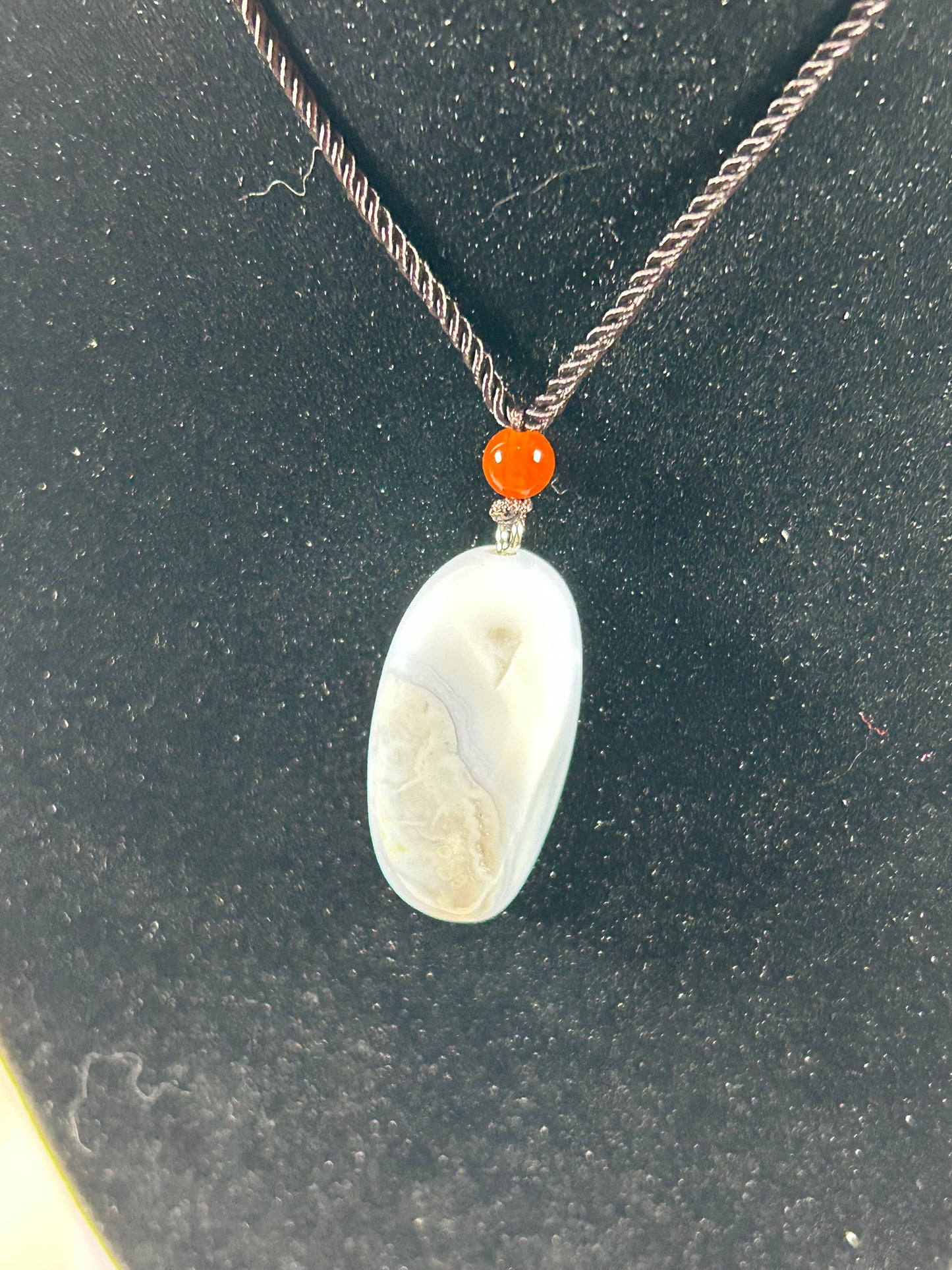 (#216) - BLUE LACE AGATE PENDANT - NEW