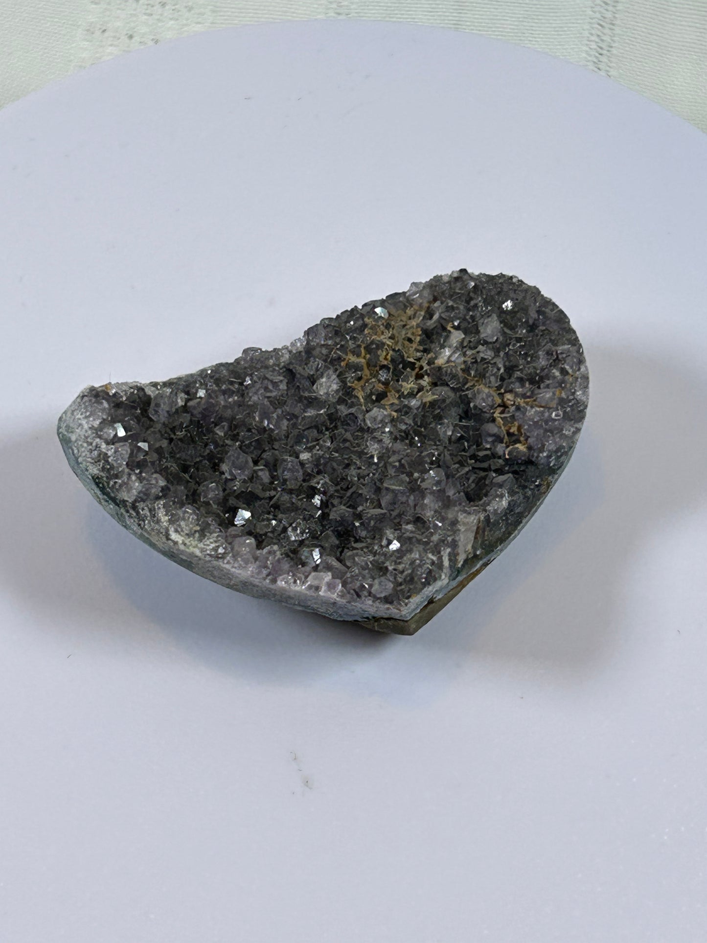 (#197) - AMETHYST HEART SPECIMEN RAW - NEW