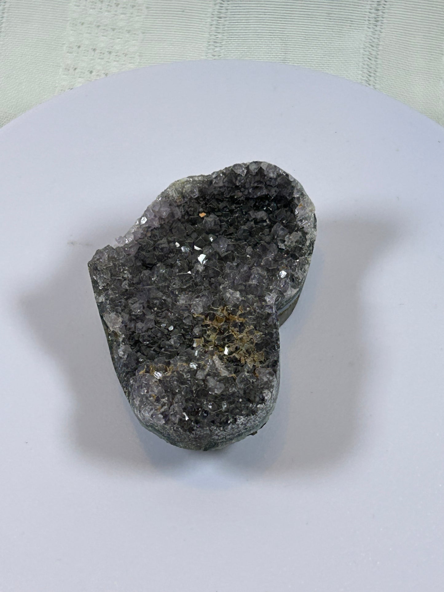 (#197) - AMETHYST HEART SPECIMEN RAW - NEW