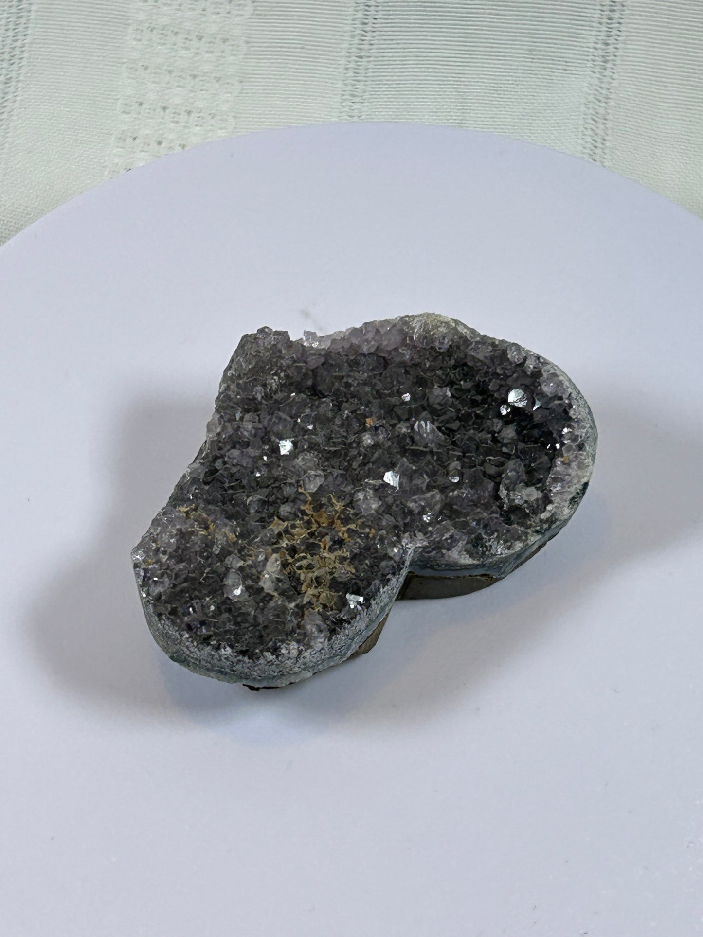 (#197) - AMETHYST HEART SPECIMEN RAW - NEW
