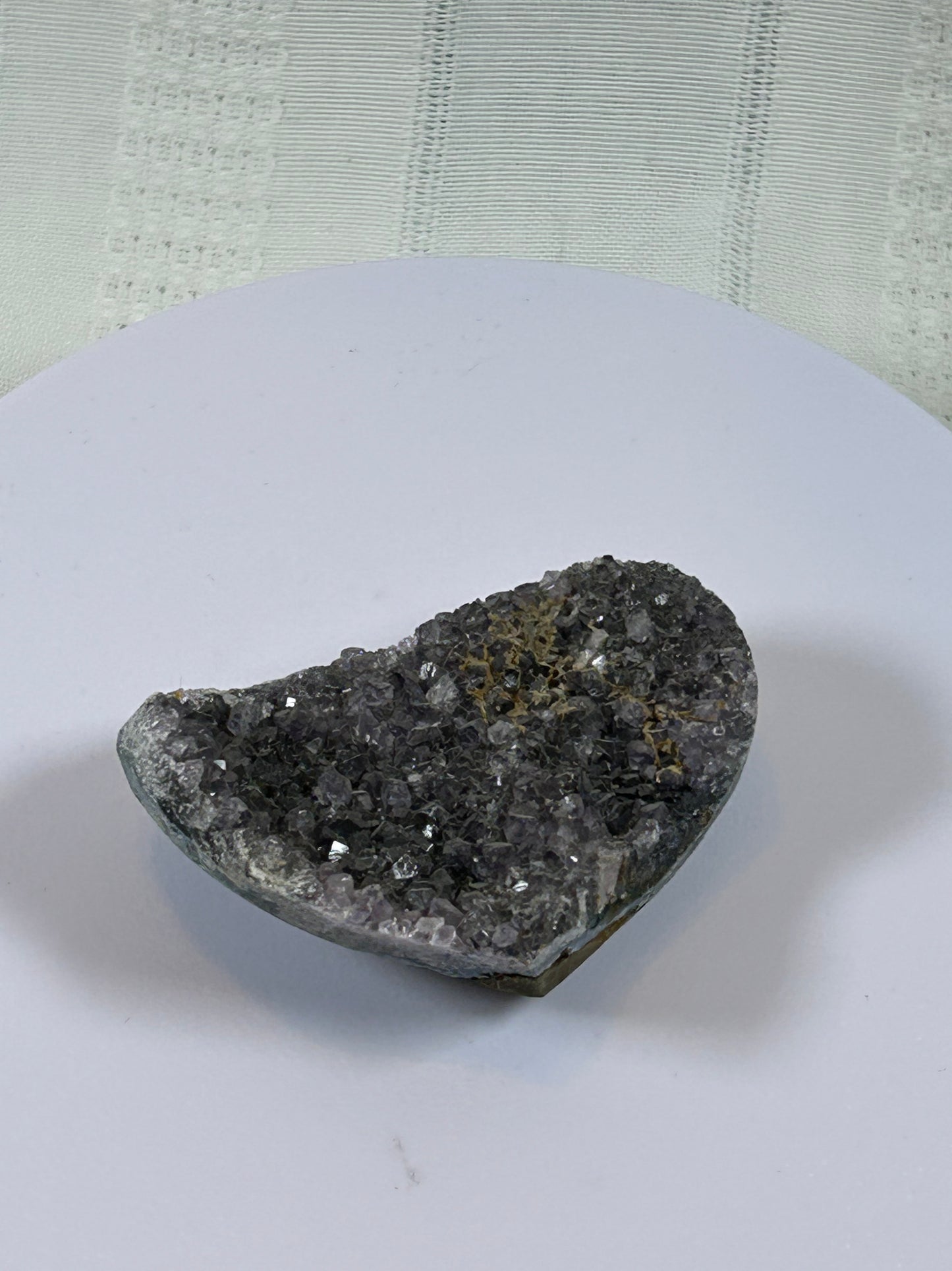 (#197) - AMETHYST HEART SPECIMEN RAW - NEW