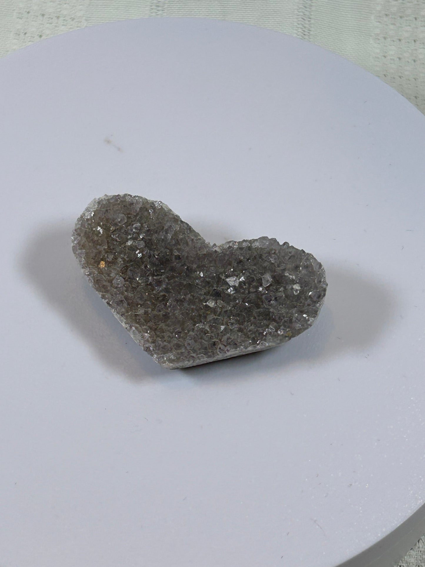 (#198) - AMETHYST HEART SPECIMEN RAW - NEW