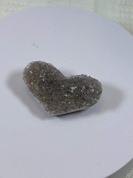 (#198) - AMETHYST HEART SPECIMEN RAW - NEW