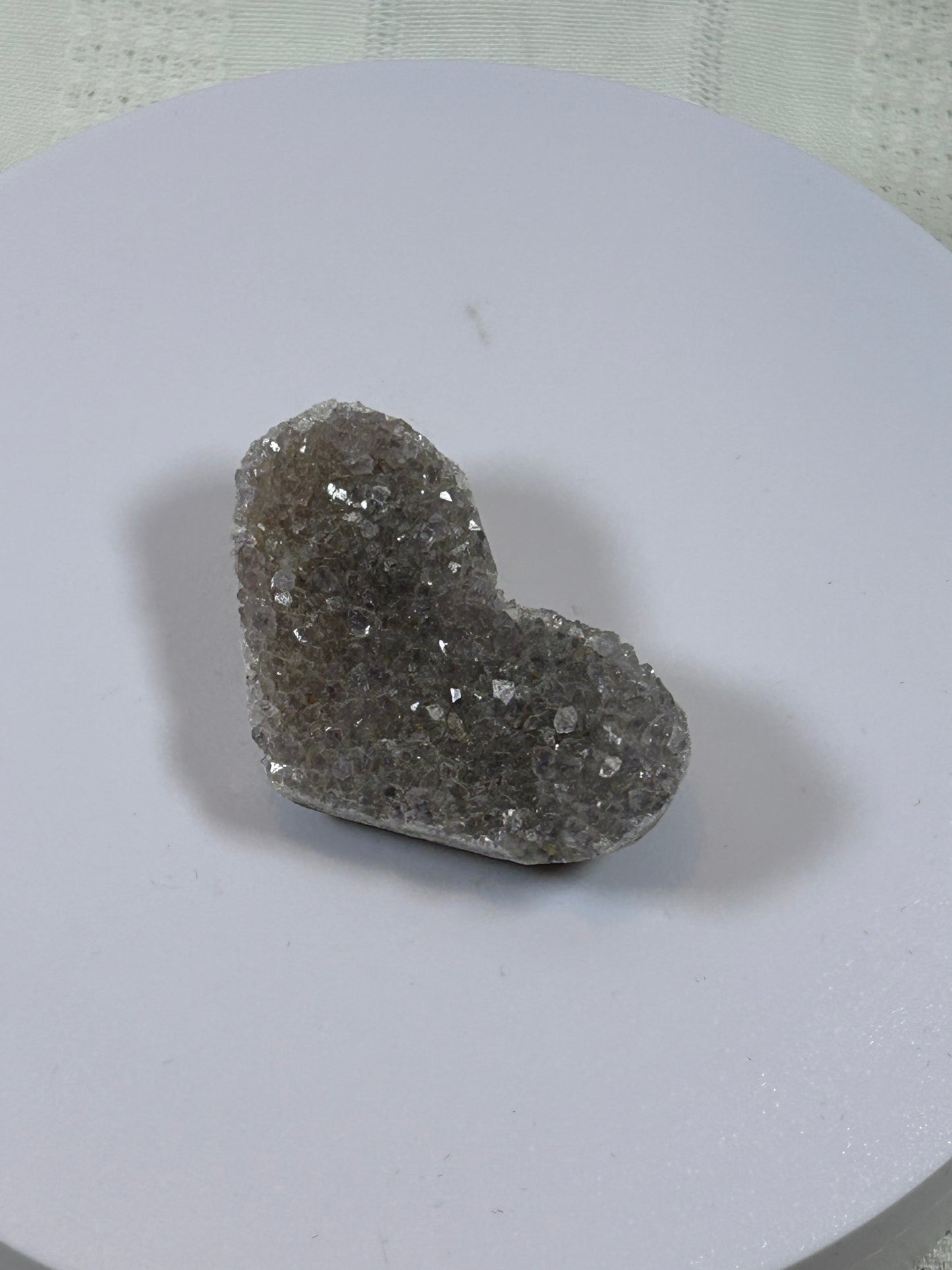(#198) - AMETHYST HEART SPECIMEN RAW - NEW