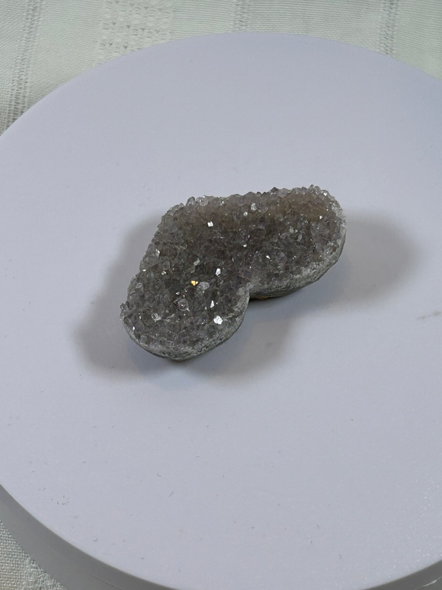 (#198) - AMETHYST HEART SPECIMEN RAW - NEW