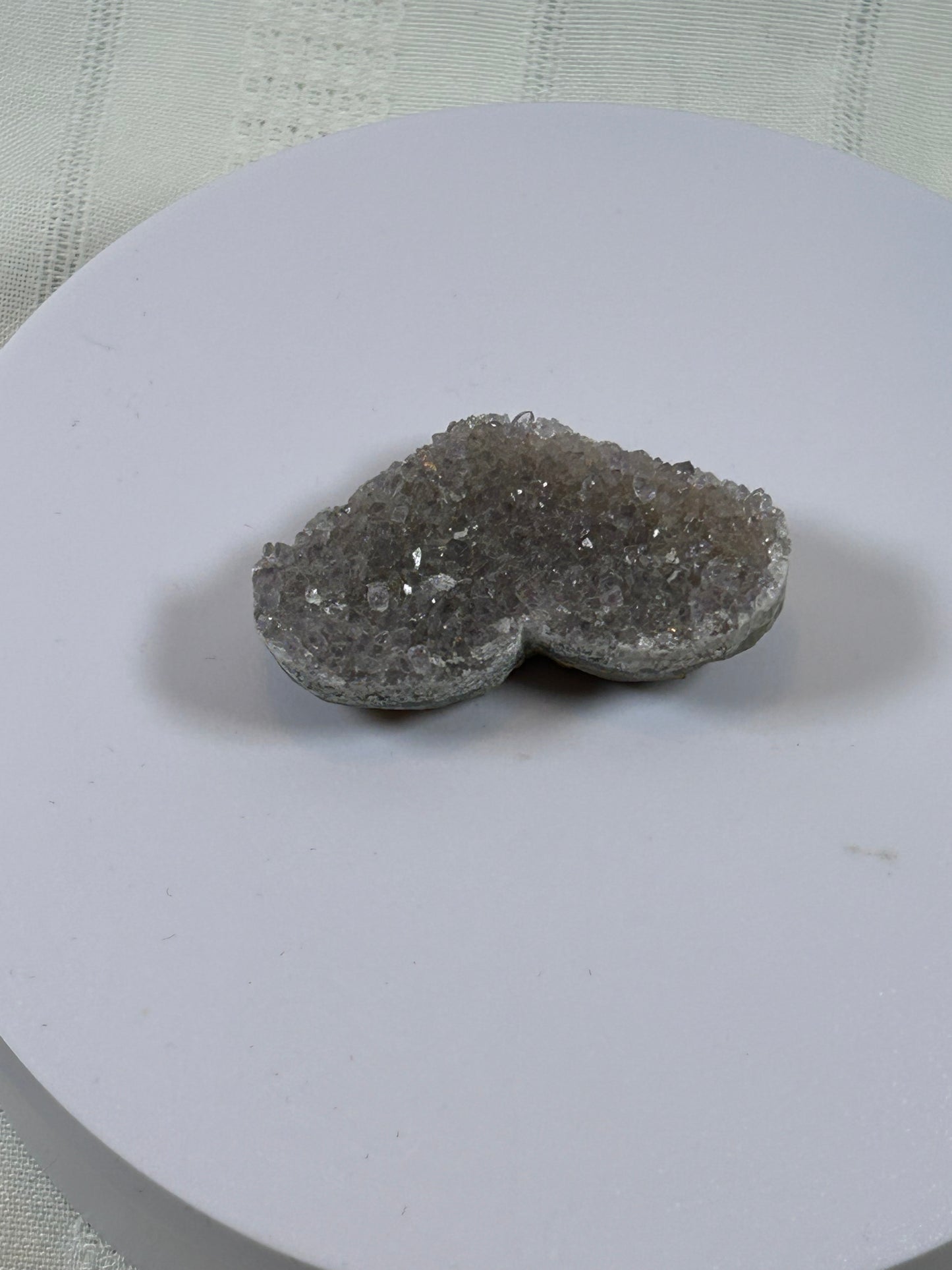 (#198) - AMETHYST HEART SPECIMEN RAW - NEW