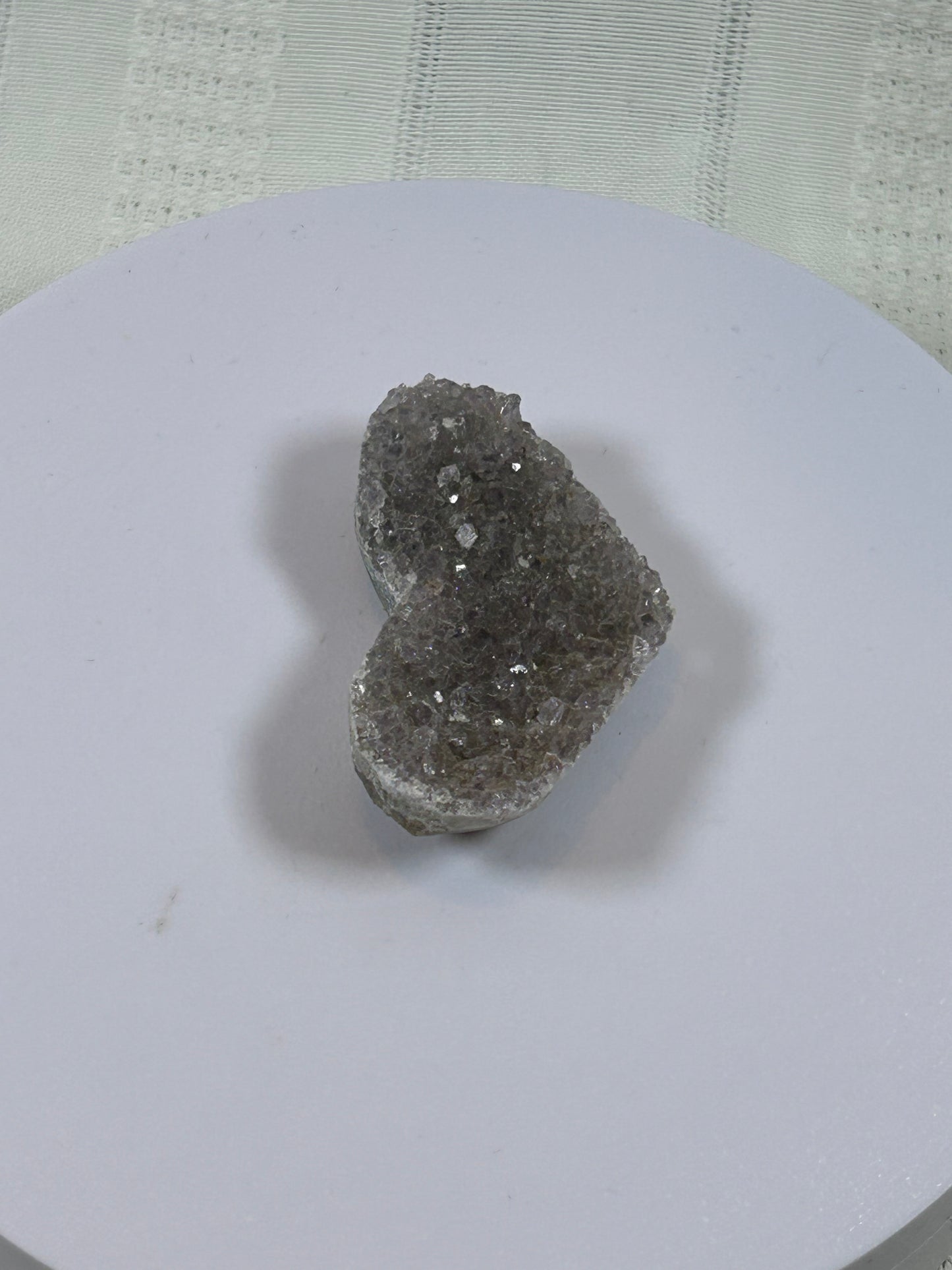 (#198) - AMETHYST HEART SPECIMEN RAW - NEW