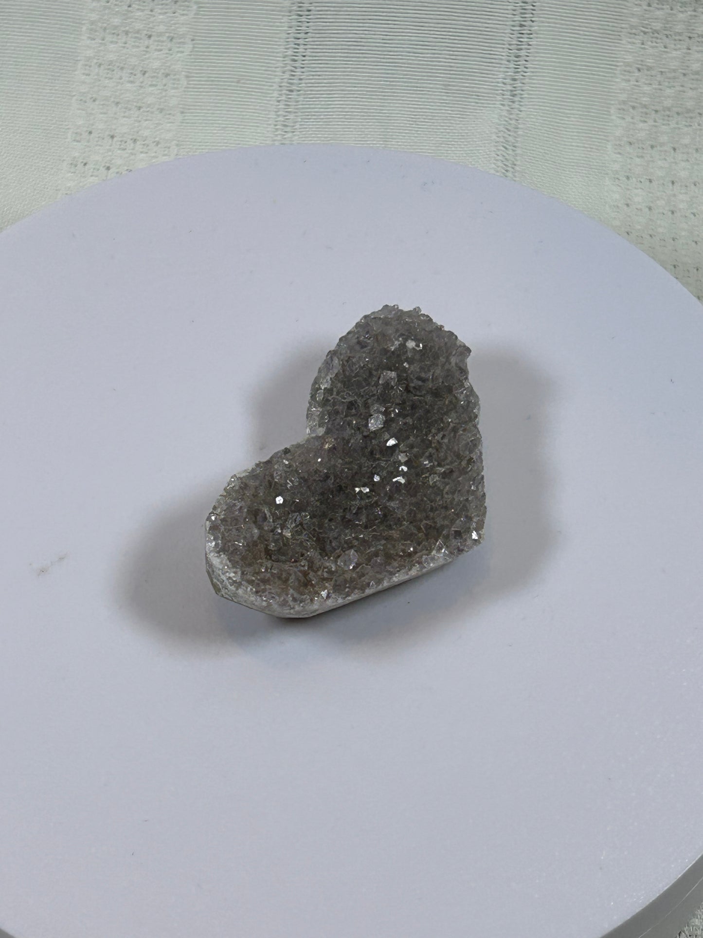 (#198) - AMETHYST HEART SPECIMEN RAW - NEW