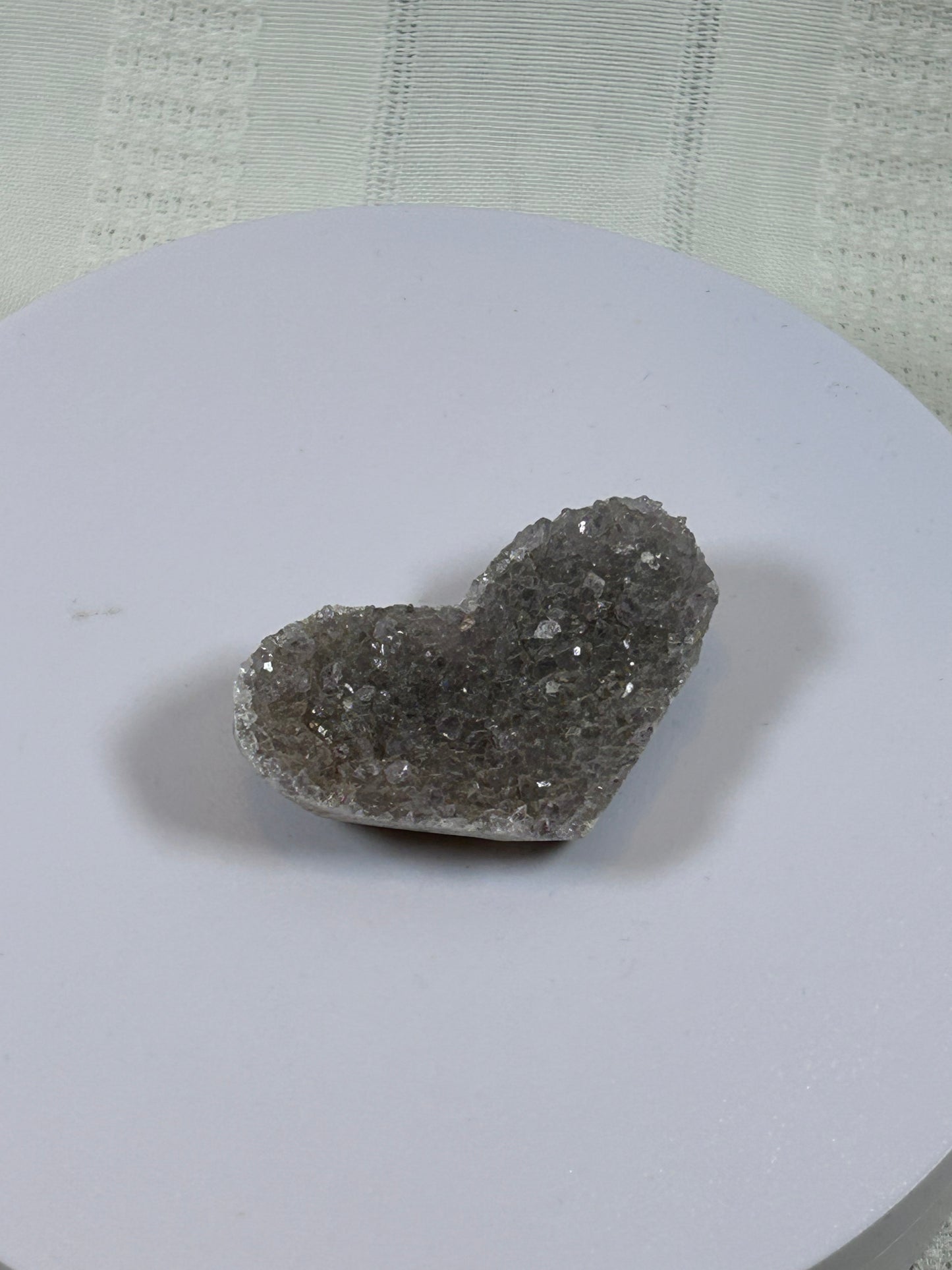 (#198) - AMETHYST HEART SPECIMEN RAW - NEW