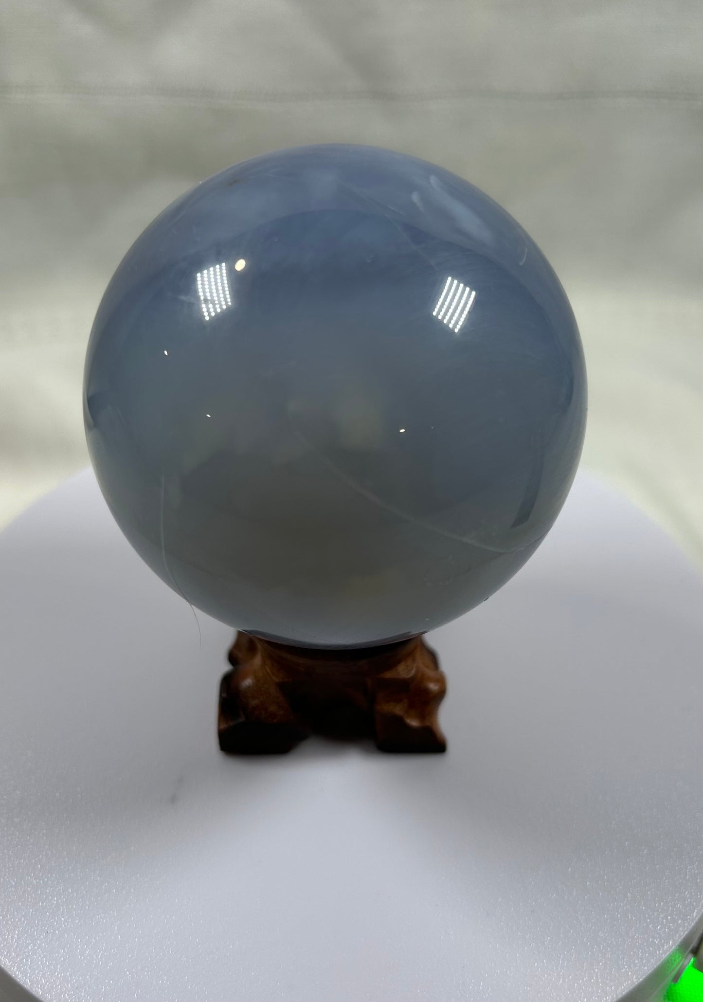 (#378) - Blue Agate Sphere - New