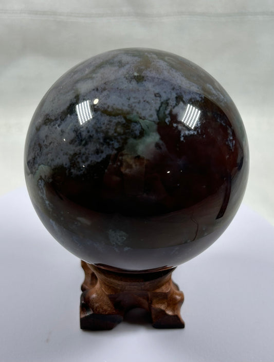 (#350) - Ocean Jasper Sphere - New