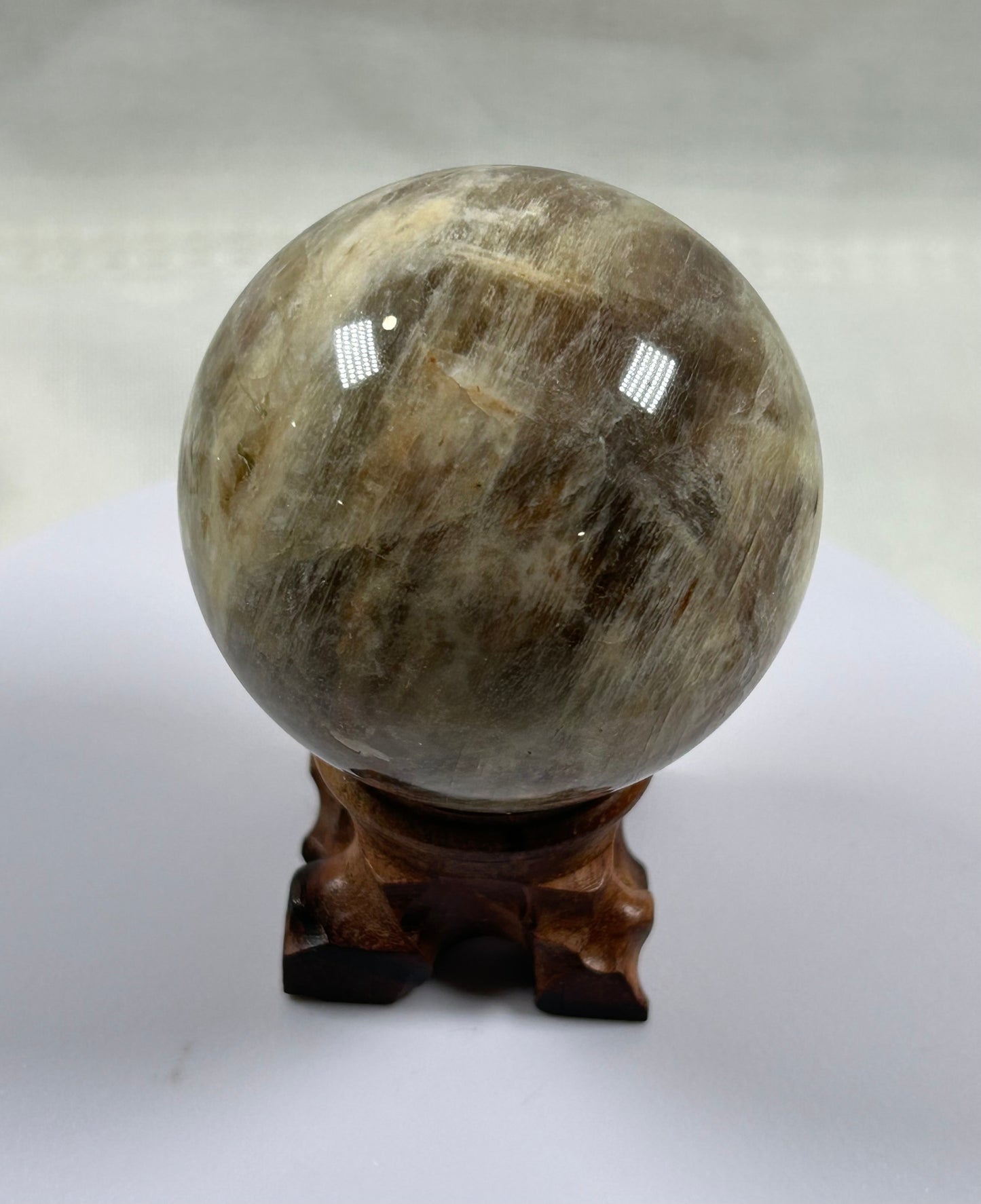 (#404) - Moonstone Sphere - New