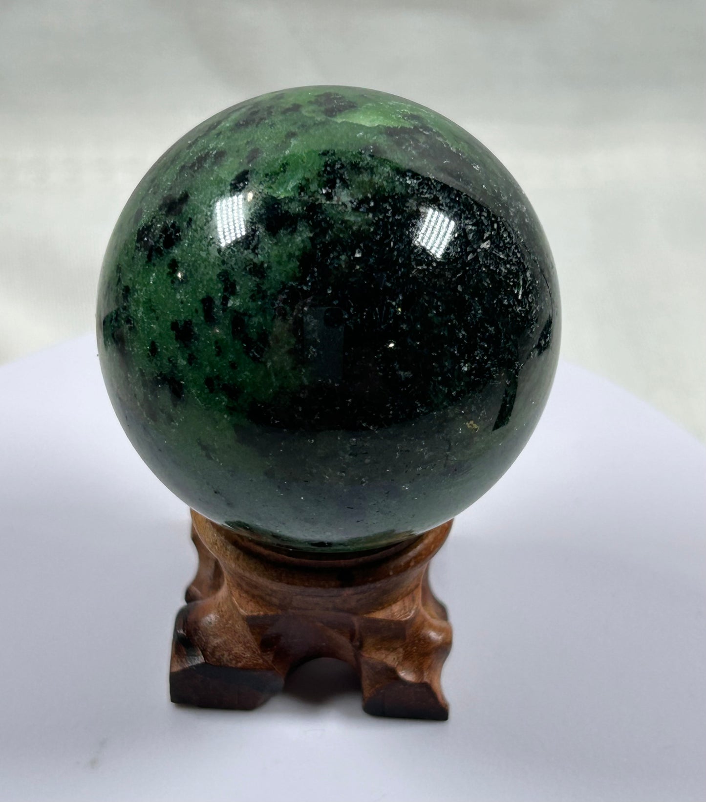(#402) - Ruby Zoisite Sphere - New