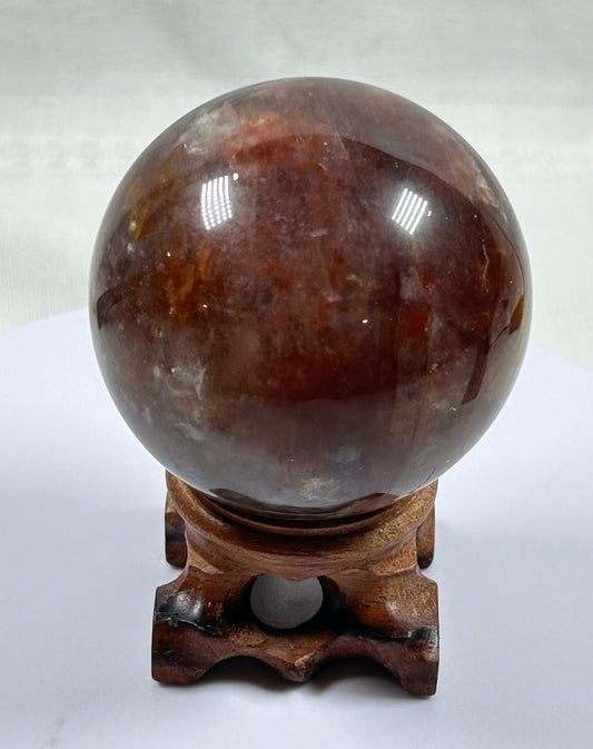 (#416) - Fire Quartz Sphere - New