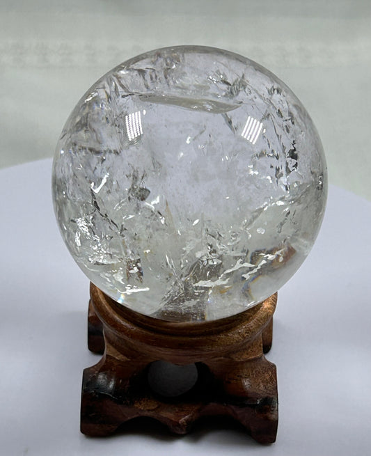(#442) - Clear Quartz Sphere - New