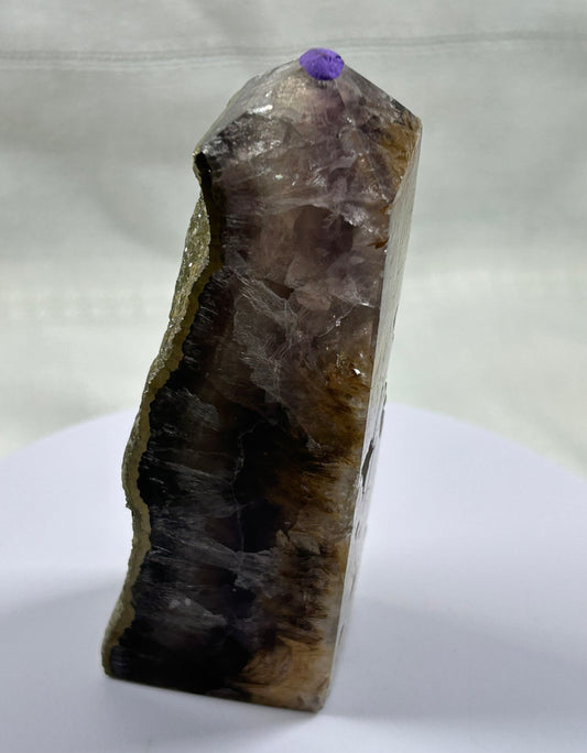 (#1254) - Fluorite Pyrite Tower - New
