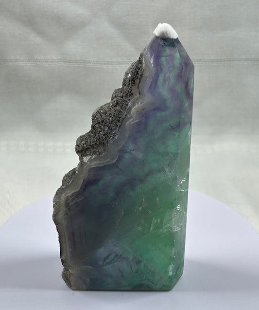 (#1249) - Fluorite Cluster Tower - New