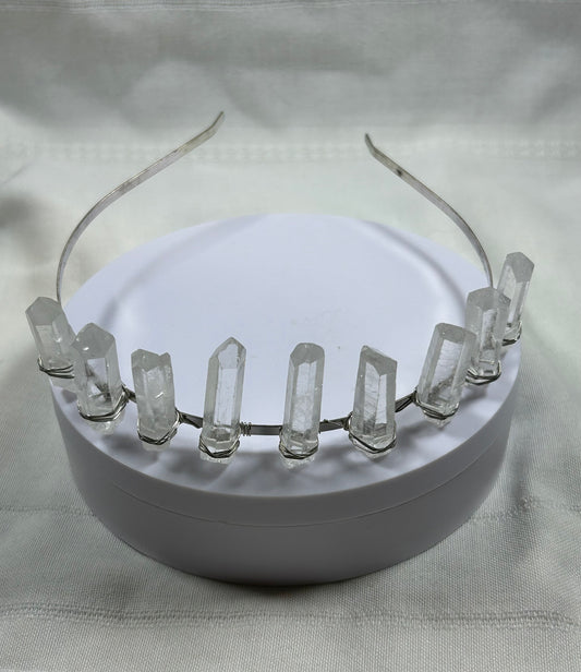 (#1237) - Clear Quartz Crown - New